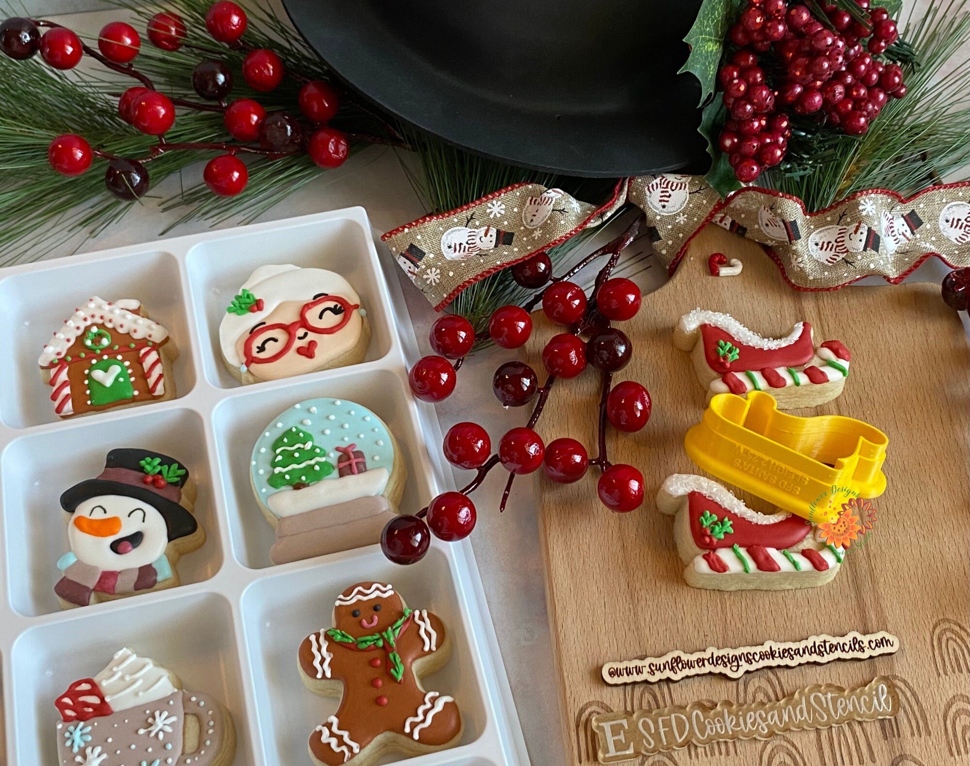 Santa’s Sleigh Cookie Cutters