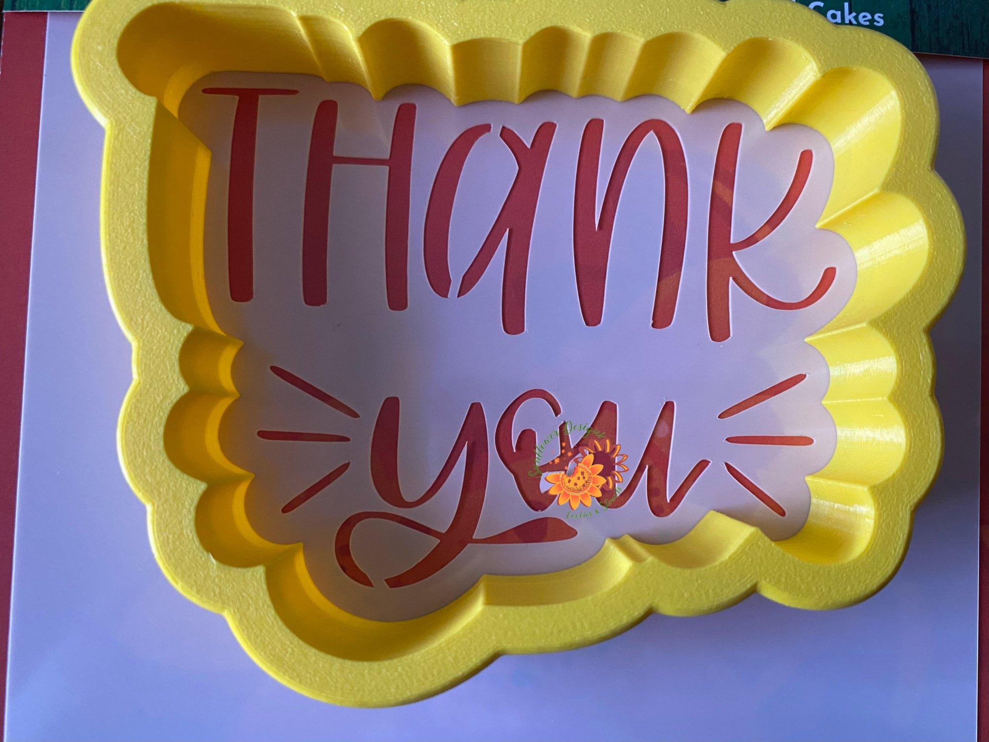 Capital "Thank you" Cookie Cutter & Stencil Sets