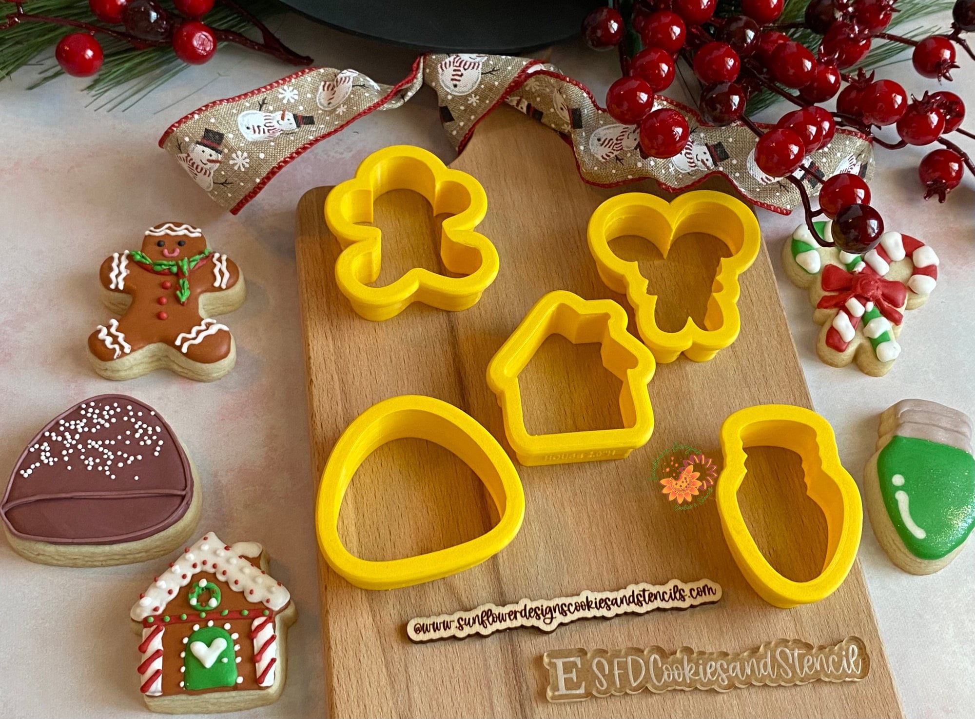 Gingerbread Cookie Cutters Set