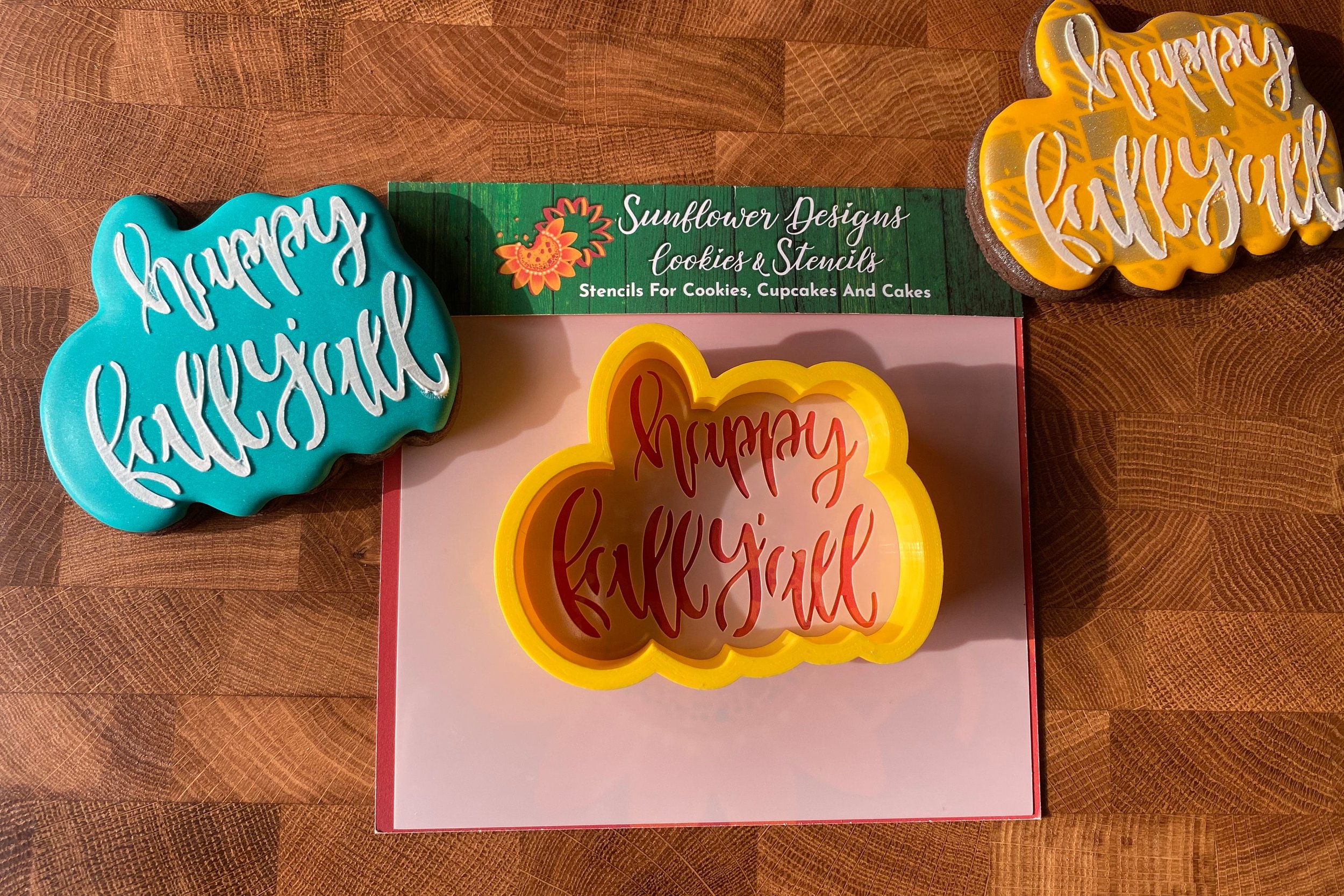 happy fall y'all Cookie Cutters & Stencil Sets