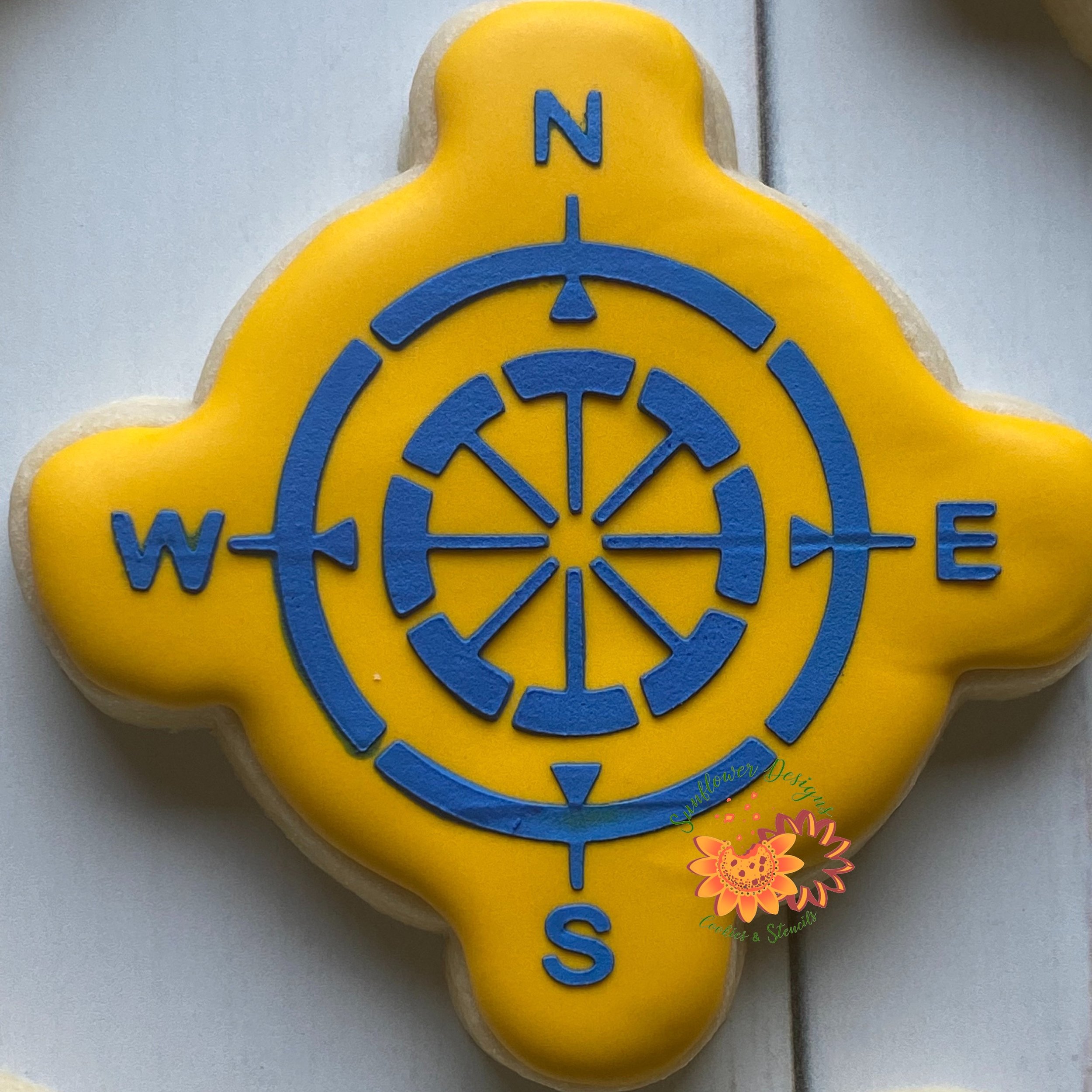 Compass Stencil & Cookie Cutter Set