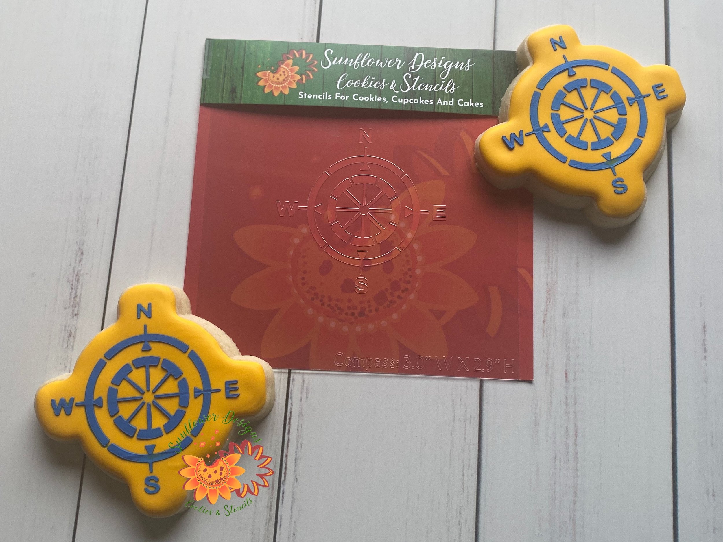 Compass Stencil & Cookie Cutter Sets