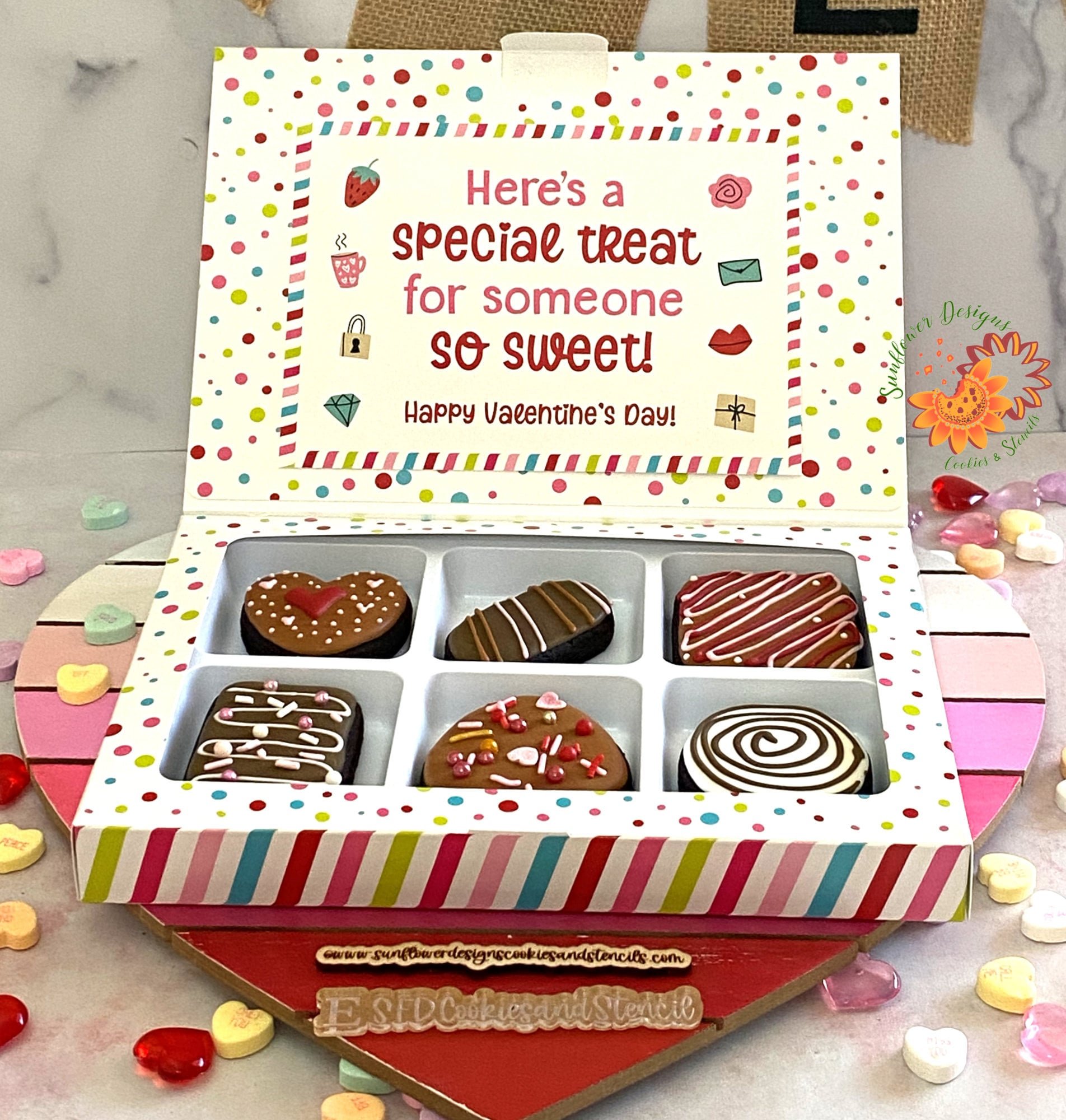 Box of Chocolates: Set of 6 MINI Cookie Cutters