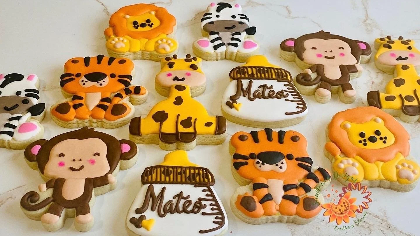 Going on a Safari Decorated Sugar Cookie Sets