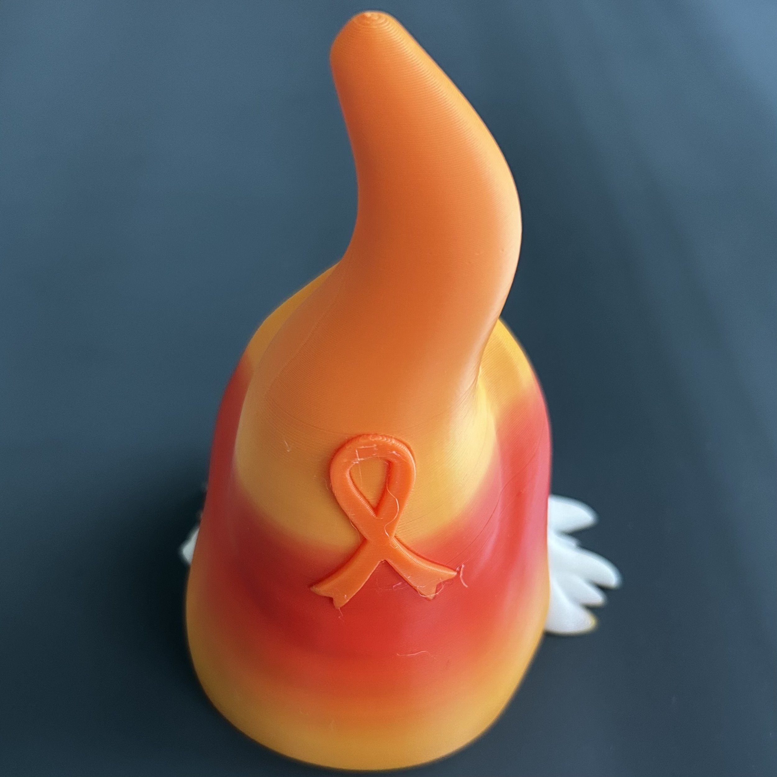 CRPS Awareness Ribbon Gnome Backside