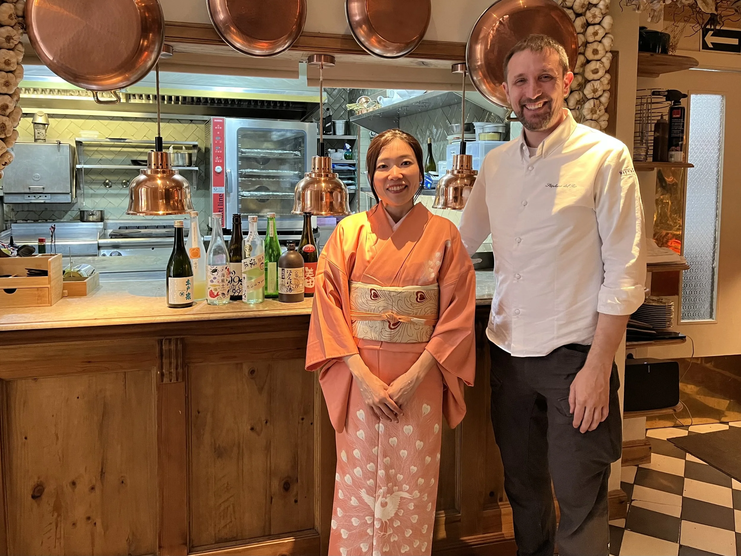Cocina francesa y sake japonés. Lo mejor de ambos mundos en un menú degustación