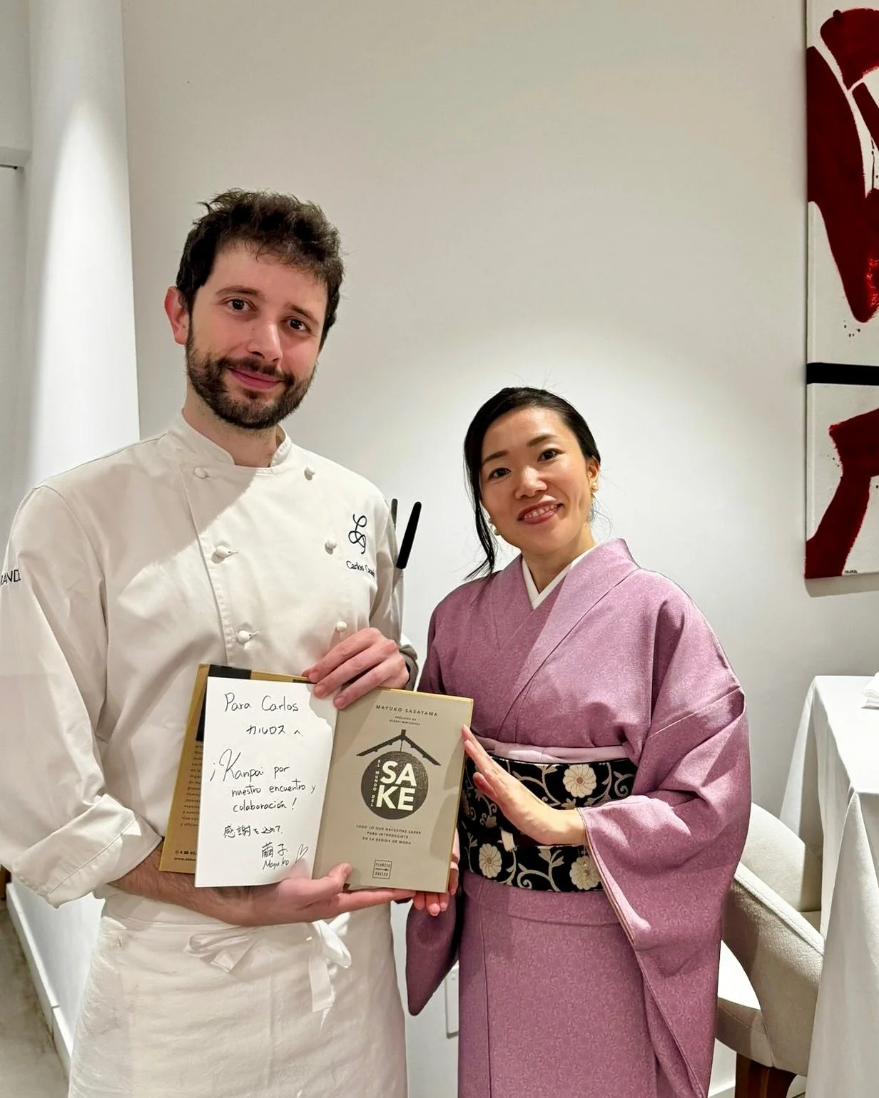 Un recuerdo especial de 2024 ✨
Cena de maridaje con sake junto al Chef Carlos @ccarande , del Restaurante Carande @restaurantecarande 
Fue mi primera visita a Navacerrada, y me sorprendió descubrir que en este restaurante moderno, que no sir