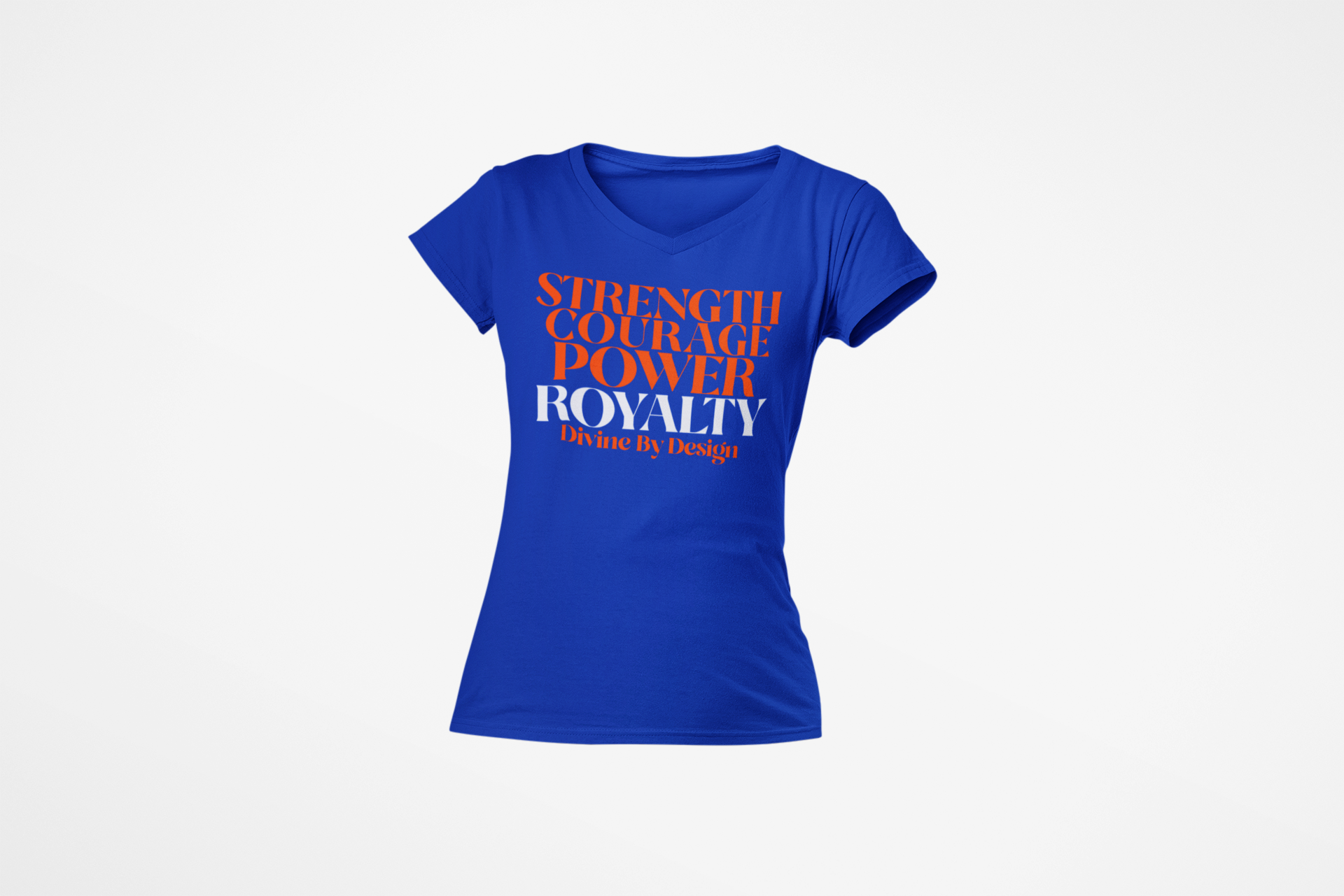 Strength Blue V-Neck Mockup.png