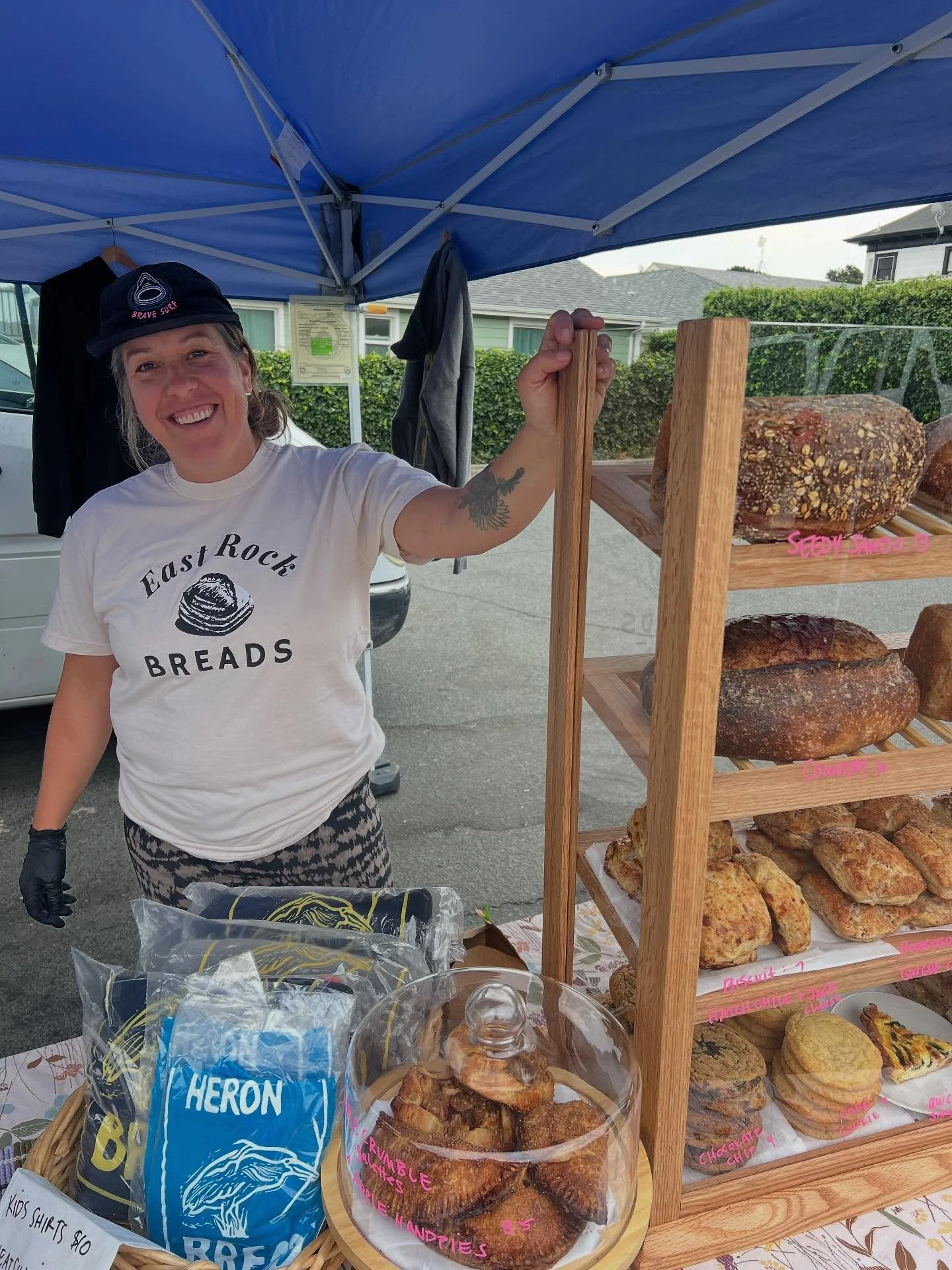 My friend, Maura is holding it down today at the Alameda Tuesday Farmer&rsquo;s Market while I get my bearings for the first day of school tomorrow! Come by and check out what&rsquo;s in season with Night Heron Bread.

Gravenstein Apple hand pies, co