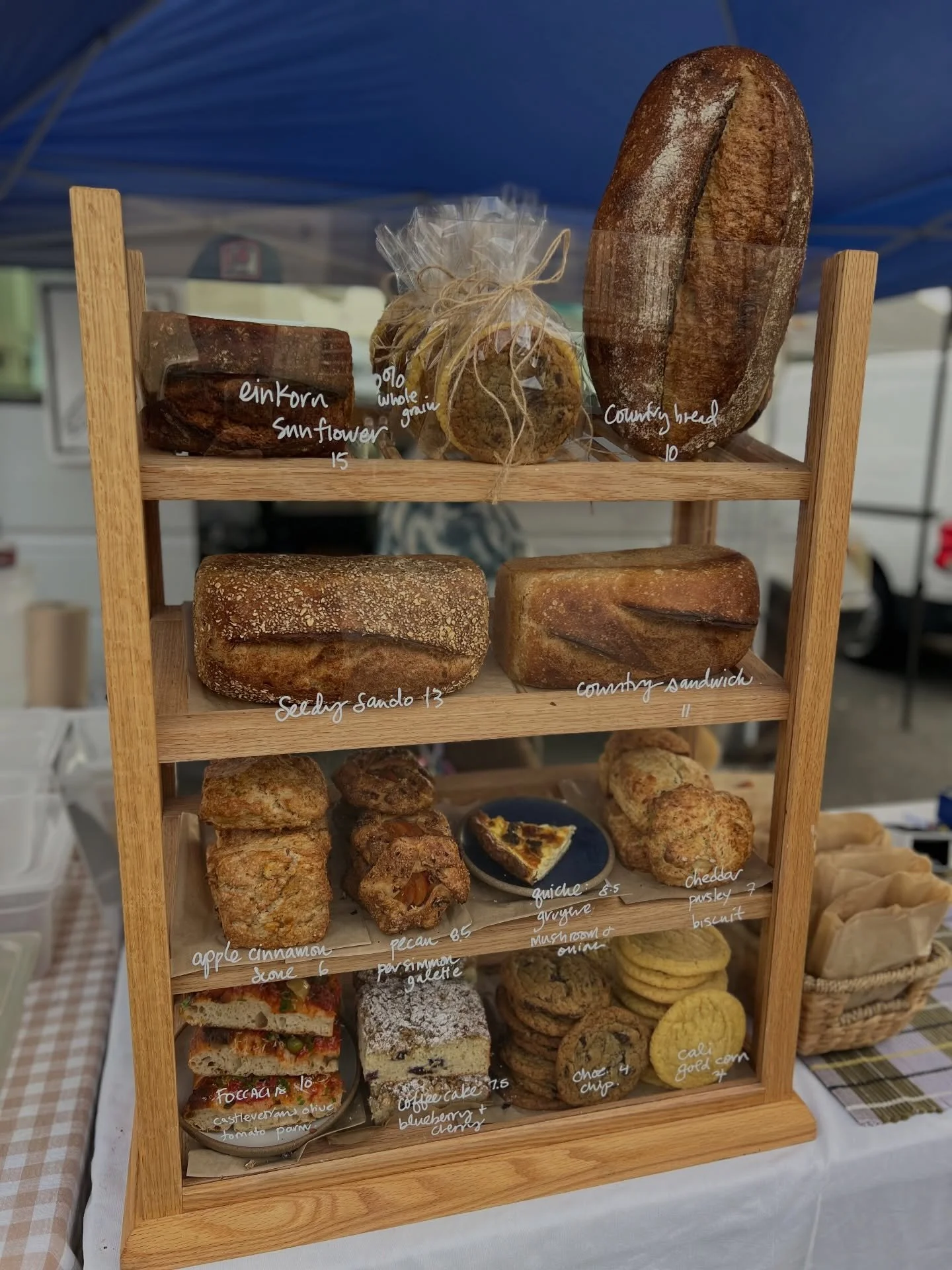Hope to maybe see you over at the market today. Trevor has brought back the sunflower einkorn loaf. A delicious, nutty, heritage grain that will nourish you through your day!

I wanted to let you know that we (finally) released bread preorders for Ch