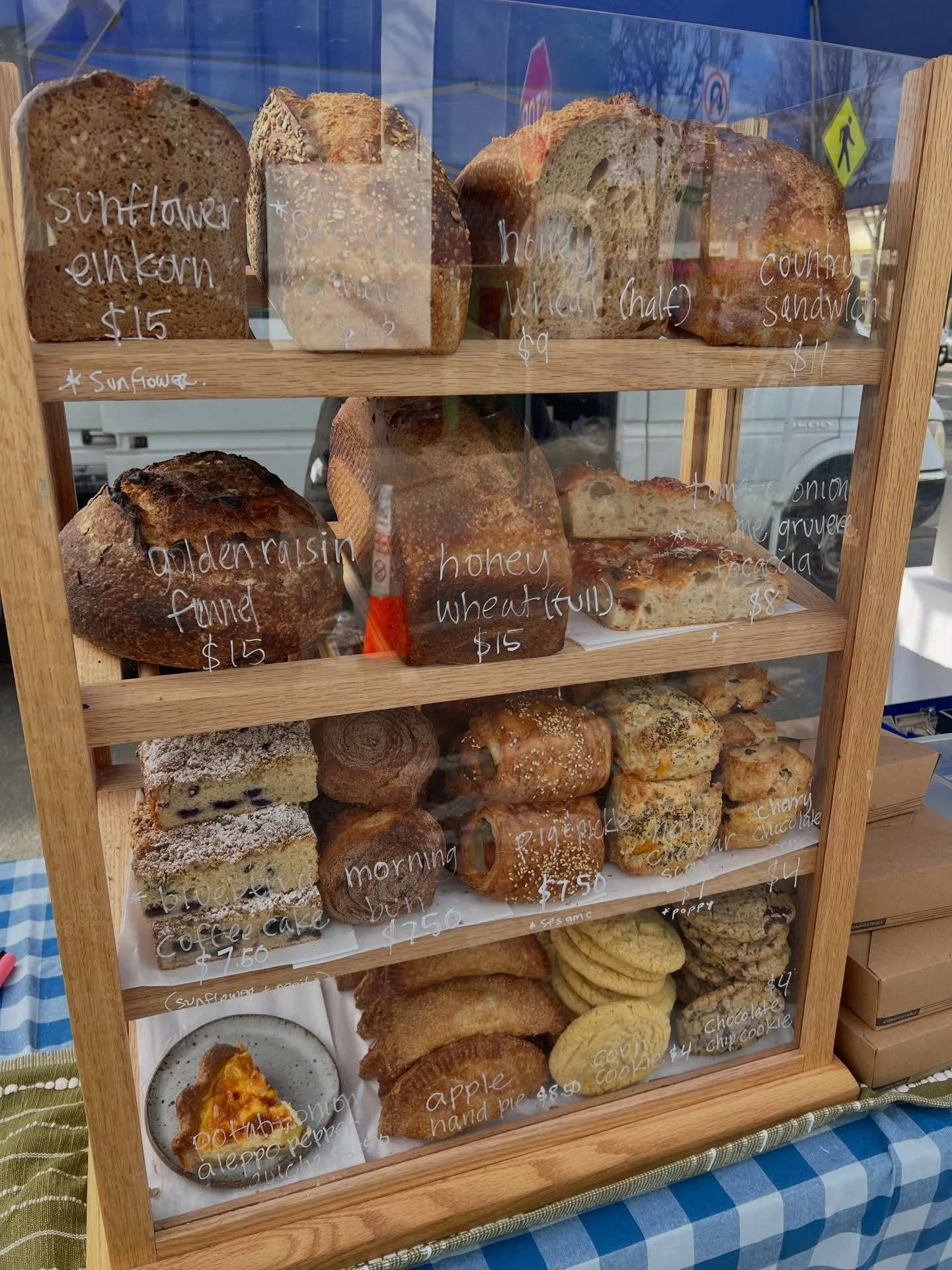 Sunflower einkorn is back this week!
Swapping out the rye for this cottage bakery days favorite. 

Stay warm!

Saturday Market Menu 2/21

Breads
&bull; Country Bread
&bull; Country Sandwich
&bull; *Seedy Sando
&bull; Baker&rsquo;s Choice: Golden Rais