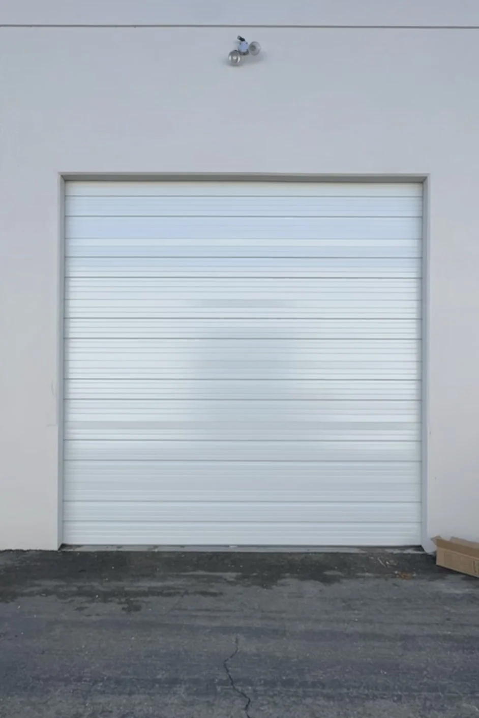 Commercial door installation
