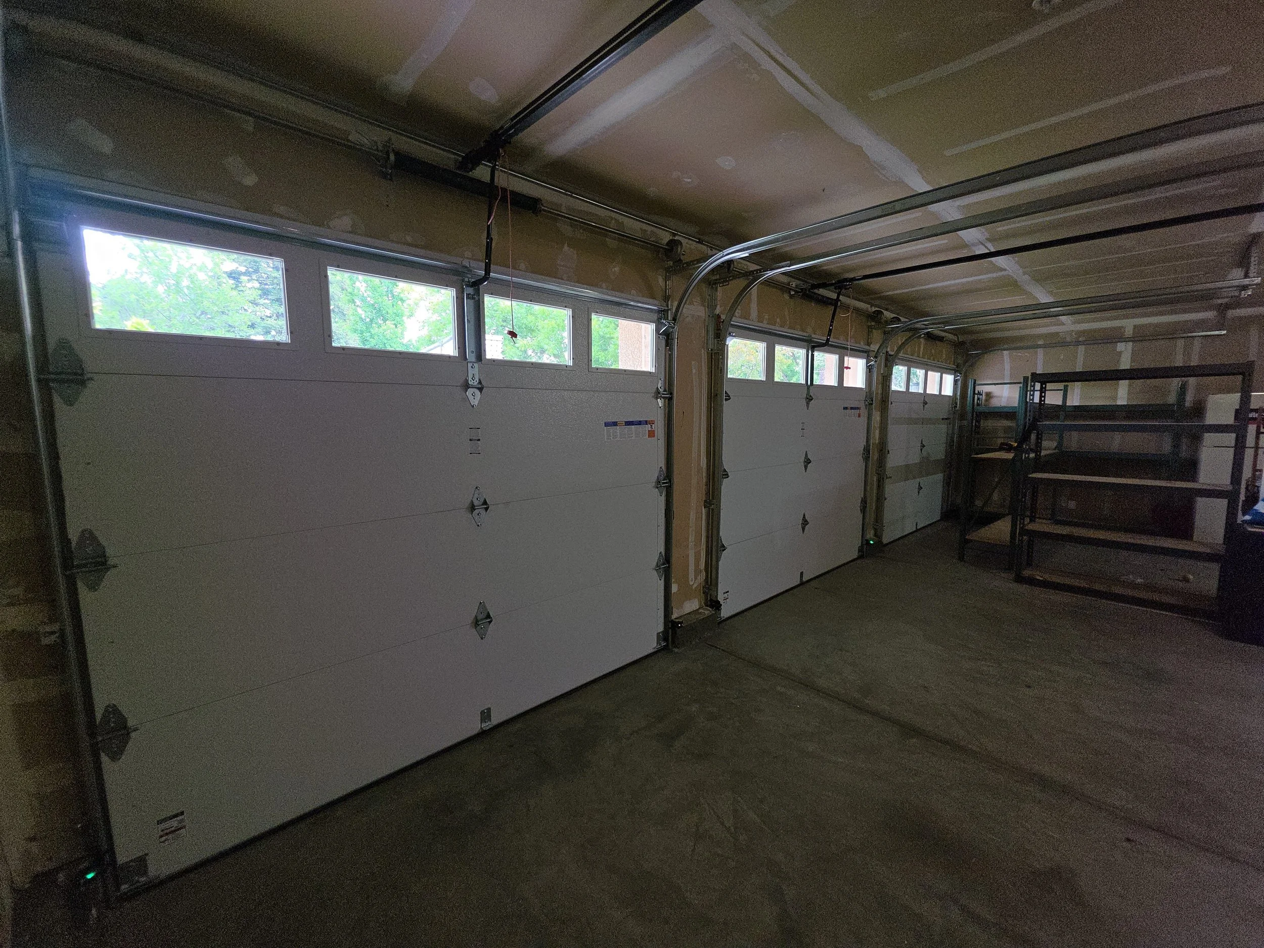 Inside view of Clopay Classic Steel doors
