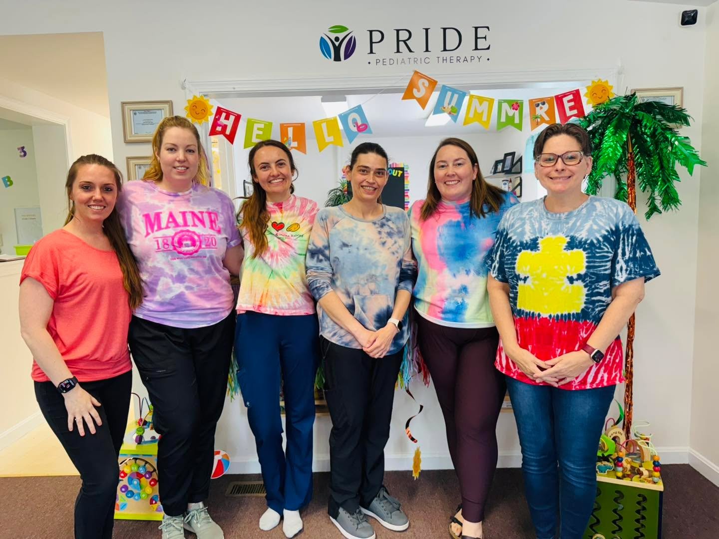 We kept it groovy and had loads of fun this Tie Dye Tuesday! 🌈✌️ Bright colors, big laughs, and good vibes only. Who knew work could be this rad? 👚🎨 

Tomorrow we are having a Luau Party! 🥥🌴🪅
#TieDyeTuesday #StayGroovy #OfficeFun #GoodVibesOnly