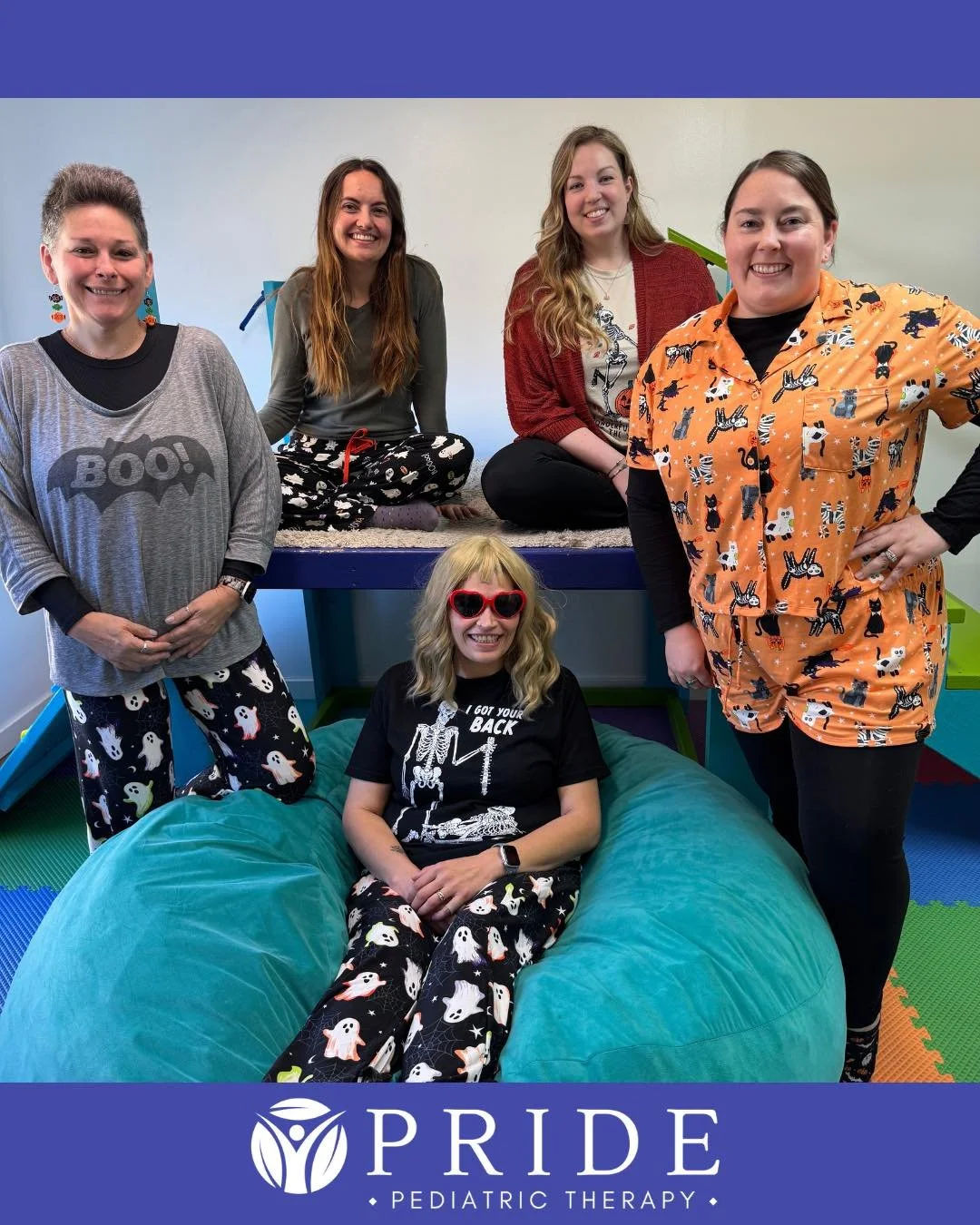 Halloween PJ Day! 👻🎃
We had a comfy, cozy, spooky day! 

#halloweenfun #pajamaday #halloweenspiritweek #cozyandspooky