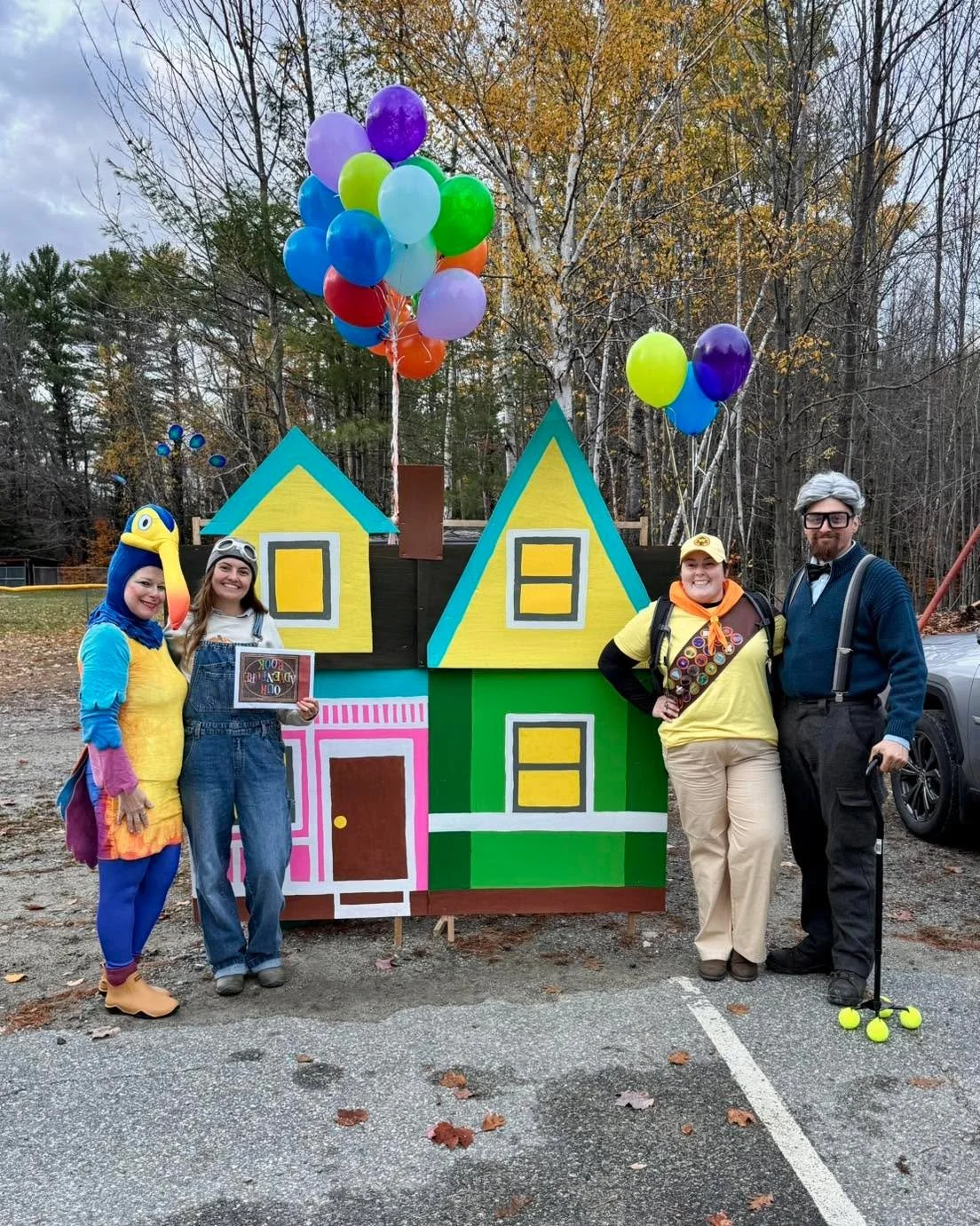 🎈✨ Adventure is out there! ✨🎈

We had the best time floating by the Town of Wilton&rsquo;s Trunk or Treat with our Disney Pixar UP-themed trunk! 🏠🎈

We loved seeing all the creative costumes and had some Wilderness Explorers ready to earn their &