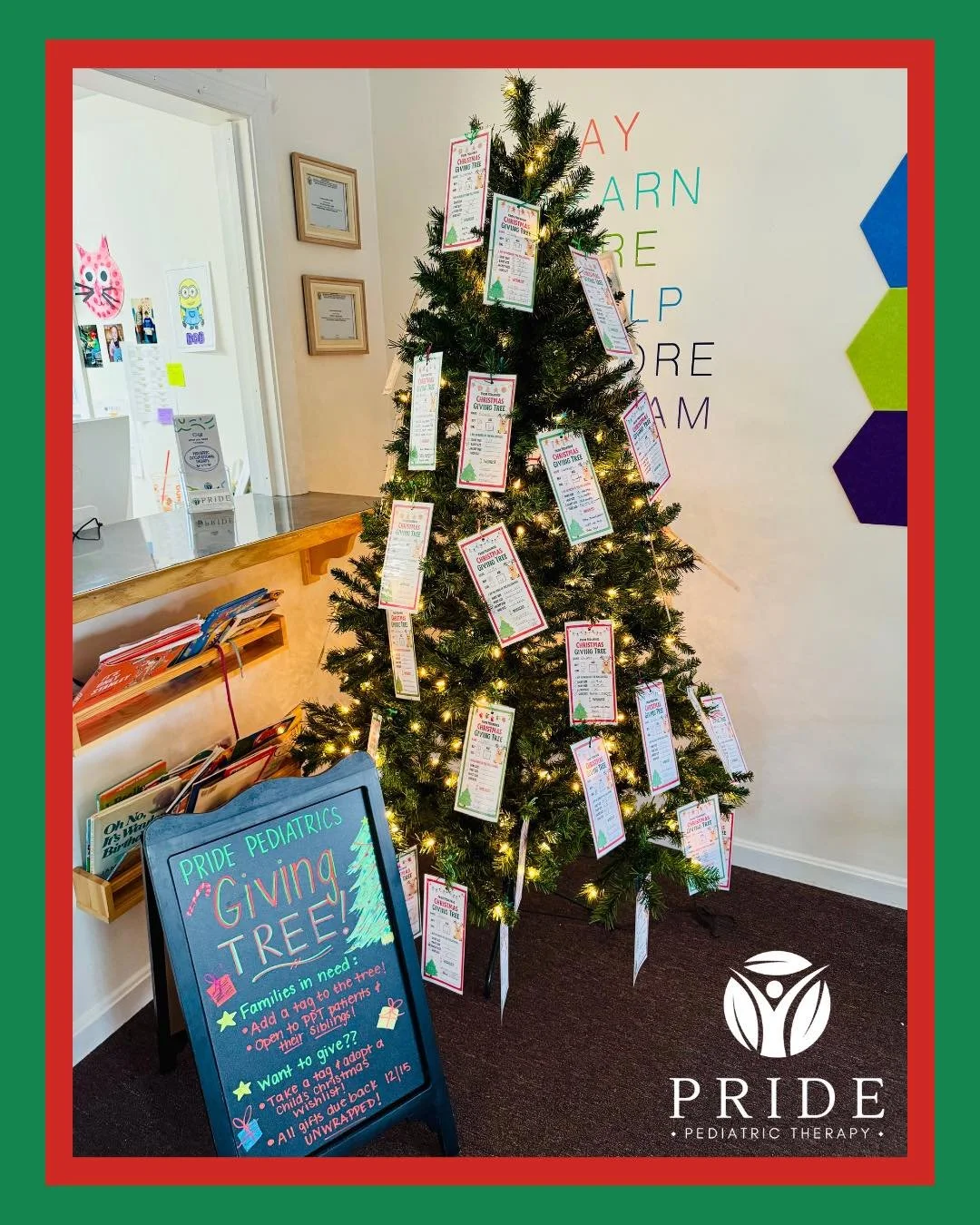 🎄🎅🏼Dear PPT friends, family and community;
Our annual giving tree is in full swing! 🌟🎁
If you find it in your heart to give back and adopt a kiddos Christmas Wishlist this holiday season, we have 42 tags ready to go! We anticipate more being add
