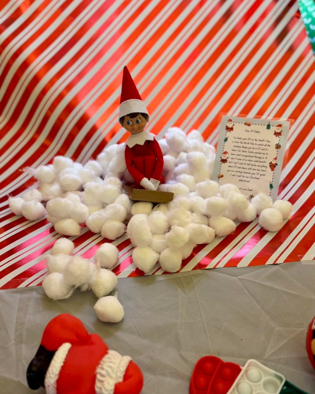 ❄️🎅🏻 Dash is BACK&hellip; and he made quite an entrance! 🎁🛷

Our office elf arrived this morning in the middle of the snowstorm&mdash;and of course he turned it into an adventure! He built a wrapping-paper slide and rode right into the clinic on 