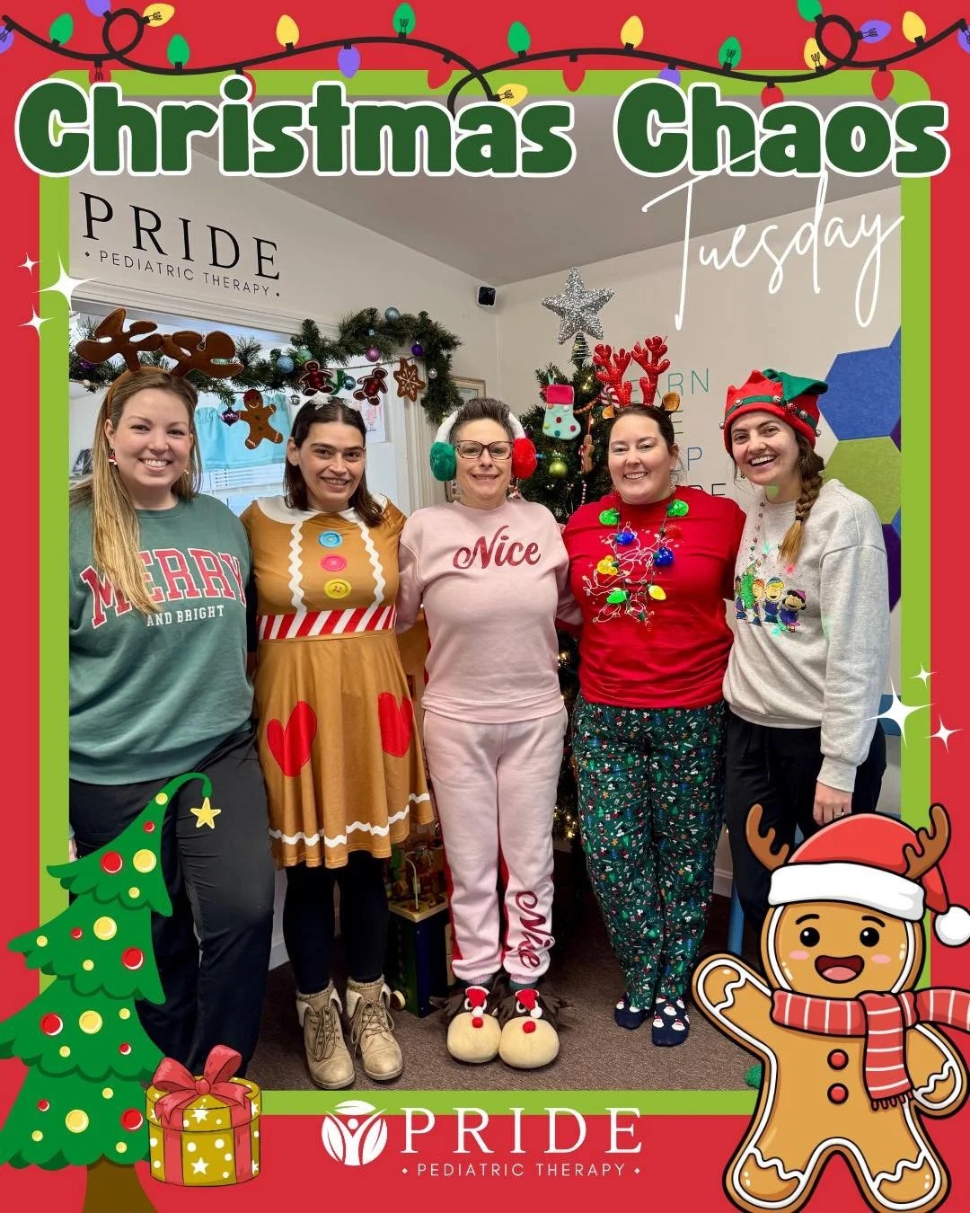 Christmas Chaos Tuesday! 🎄🎅🏼

Today&rsquo;s Spirit Day understood the assignment: ALL things Christmas! We had festive fits, holiday sparkle, Santa vibes, elf energy, and just the right amount of Christmas chaos 🎄✨ 

🎄 REMINDER FOR FAMILIES 🎄
➡