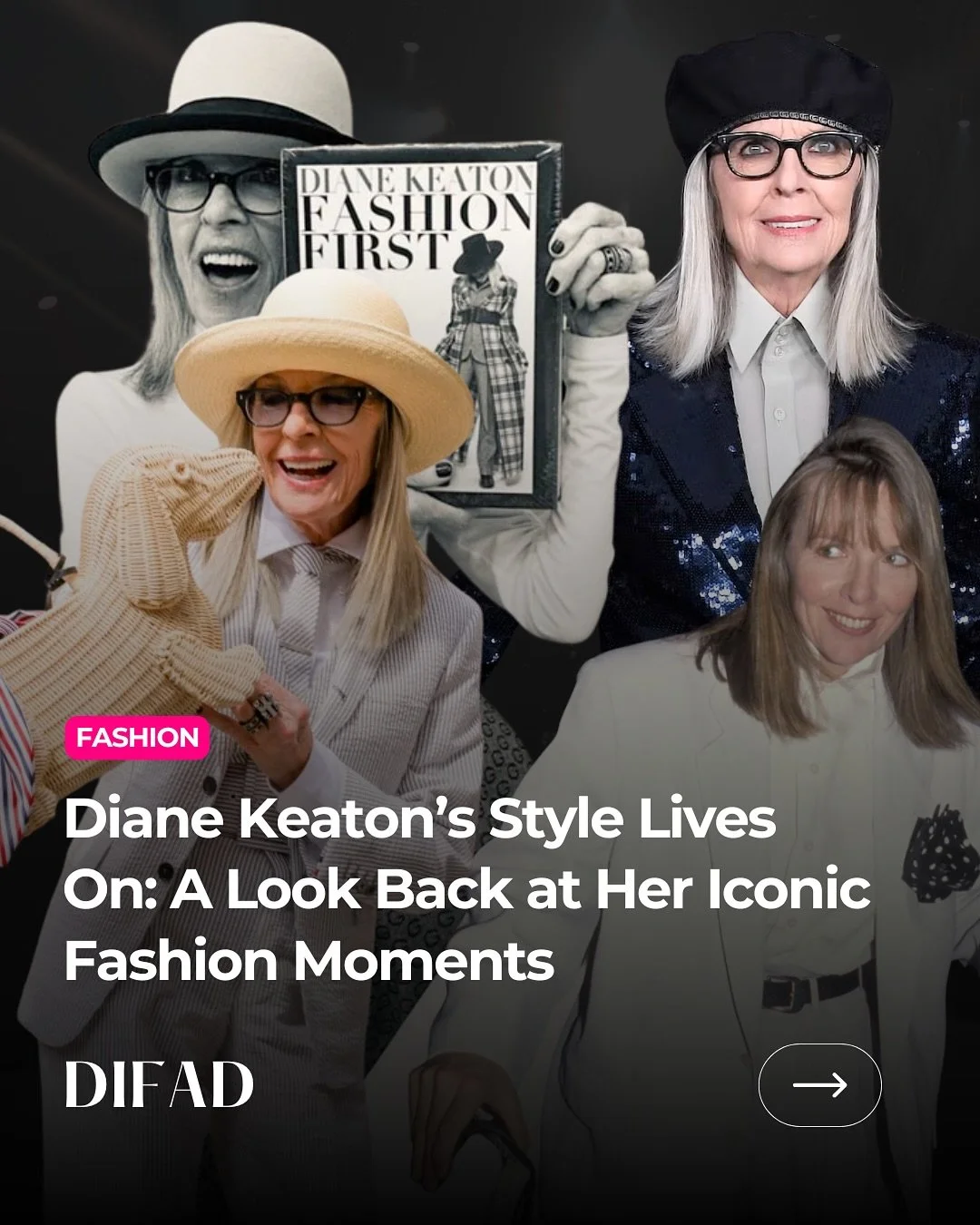Diane Keaton was more than an actress &mdash; she was a fashion language of her own.

From tailored suits and bold hats to her fearless mix of masculine and feminine, every look told a story of individuality and confidence.

Her influence will live o