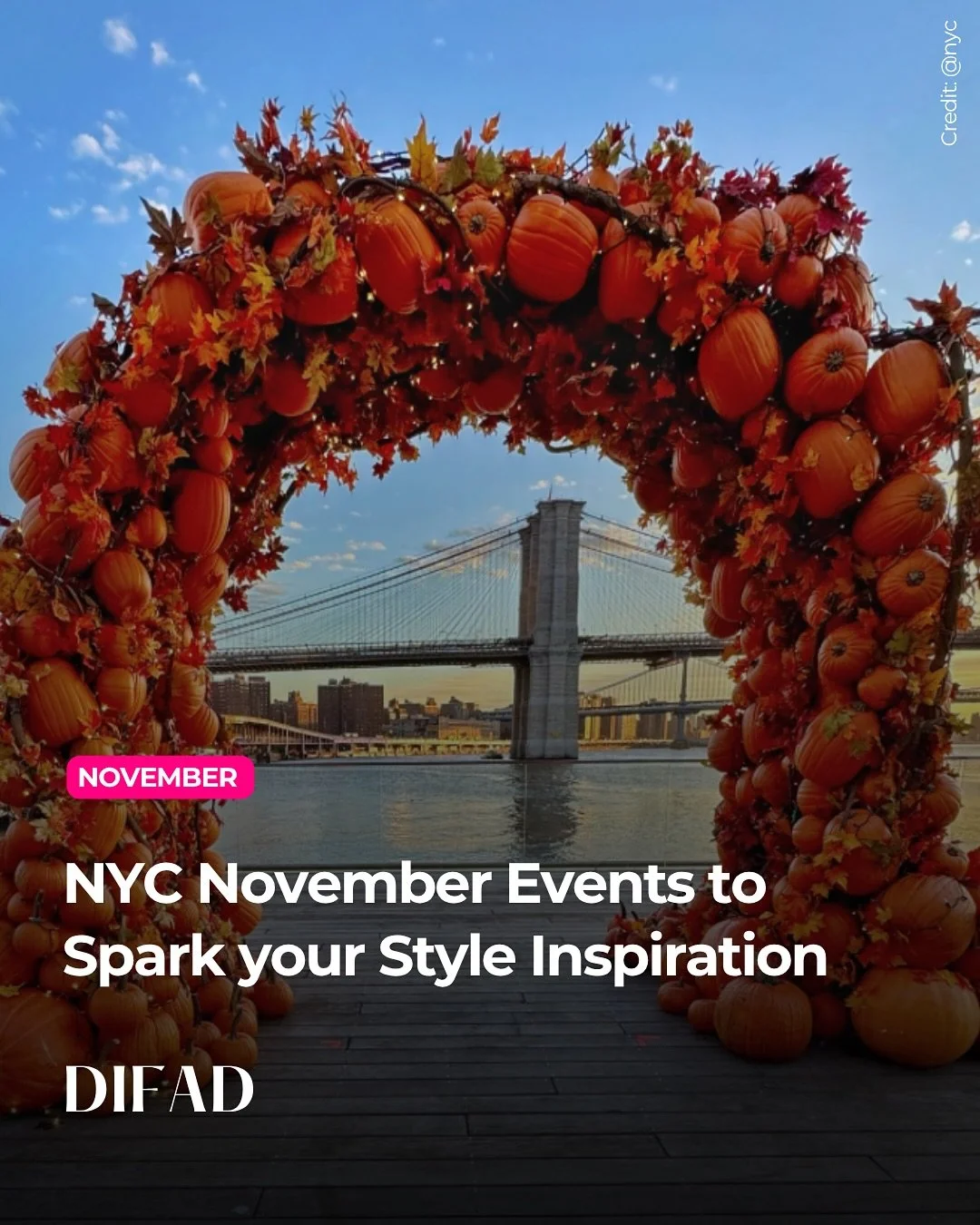 NYC in November means cozy coats, bold accessories, and endless inspiration on every corner. From holiday markets to runway-worthy street moments, here&rsquo;s what to see  this month🗽🍂✨

Save this list and make the most of November in NYC!
#explor