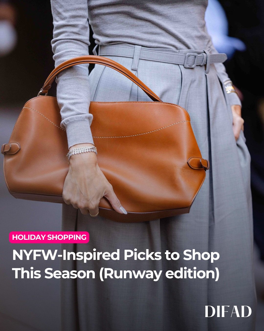 Our NYFW-inspired gift guide is here! 🎁 
Runway energy, holiday edition ✨

From standout designer pieces to fashion-forward finds straight from the shows, these picks bring a little NYFW magic to your holiday shopping.

Tap to browse the runway-appr