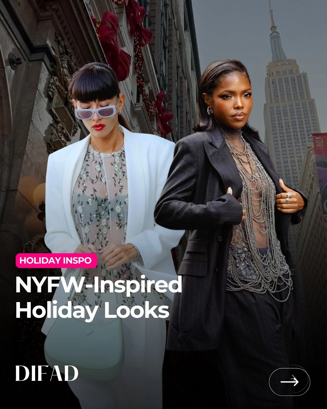 Holiday style inspo straight from NYFW ✨
Looks that spark ideas for your party-season outfits 🎁🎄

#ootdfashion #explorepage #nyfw #outfitinspo #holidays