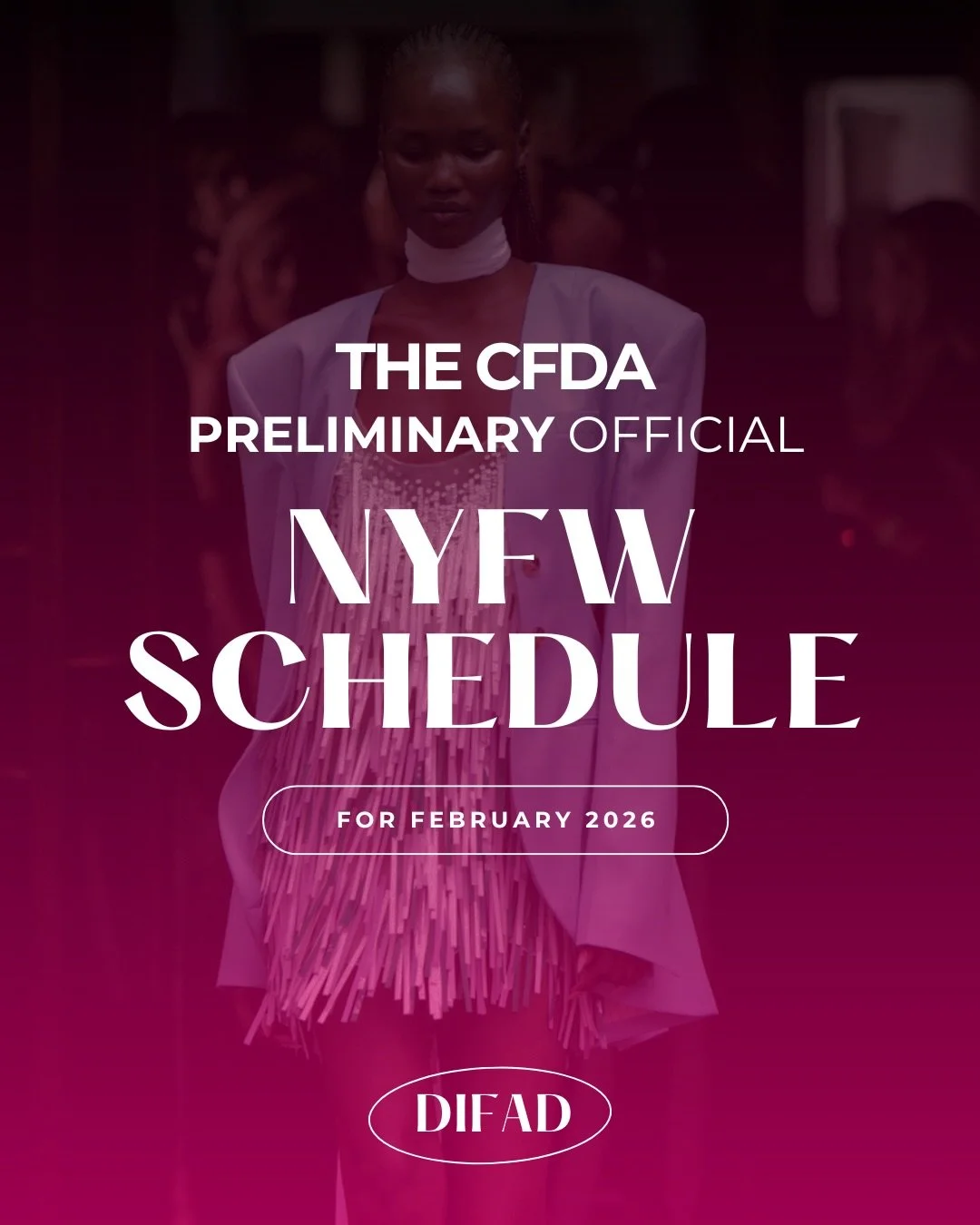 ✨ The official preliminary calendar for NYFW February 2026 is here!
Think of this as your go-to guide a first look at the day-by-day schedule you&rsquo;ll want to keep close. And yes, beyond the runway shows, expect presentations, by-appointment view