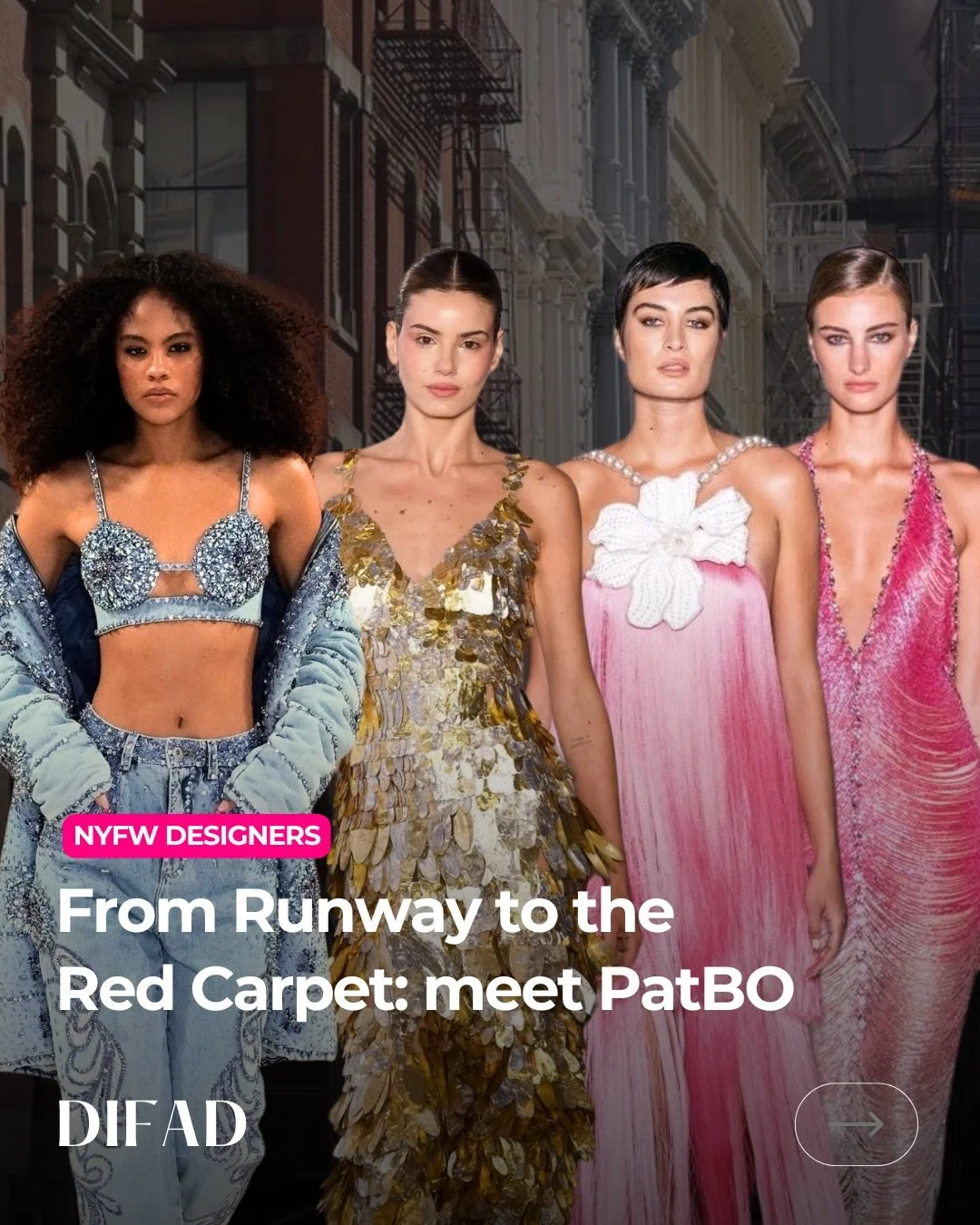 From the runway to the red carpet, PatBO continues to redefine glamour with bold textures, intricate craftsmanship, and unmistakable Brazilian flair ✨

A NYFW favorite that seamlessly moves between fashion week moments and iconic red carpet appearanc