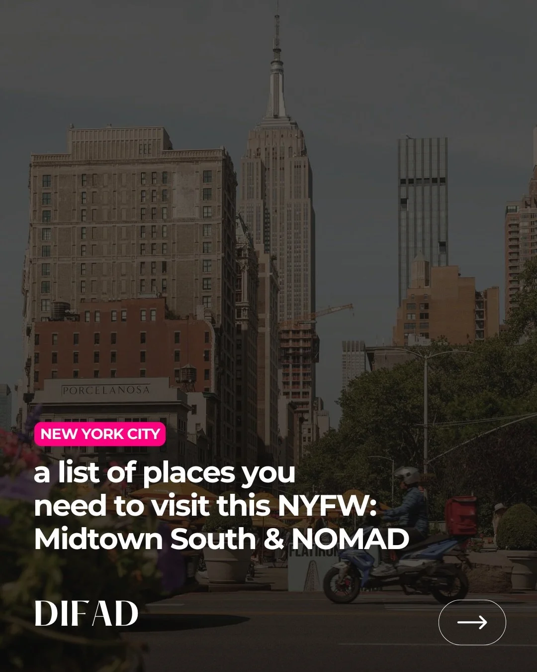 NYFW days mean more than just runways they&rsquo;re about where to be between shows. ✨

From Midtown South to NoMad, these are the spots you need on your radar this fashion week: perfect for meetings, quick coffee breaks, post-show drinks, and a litt