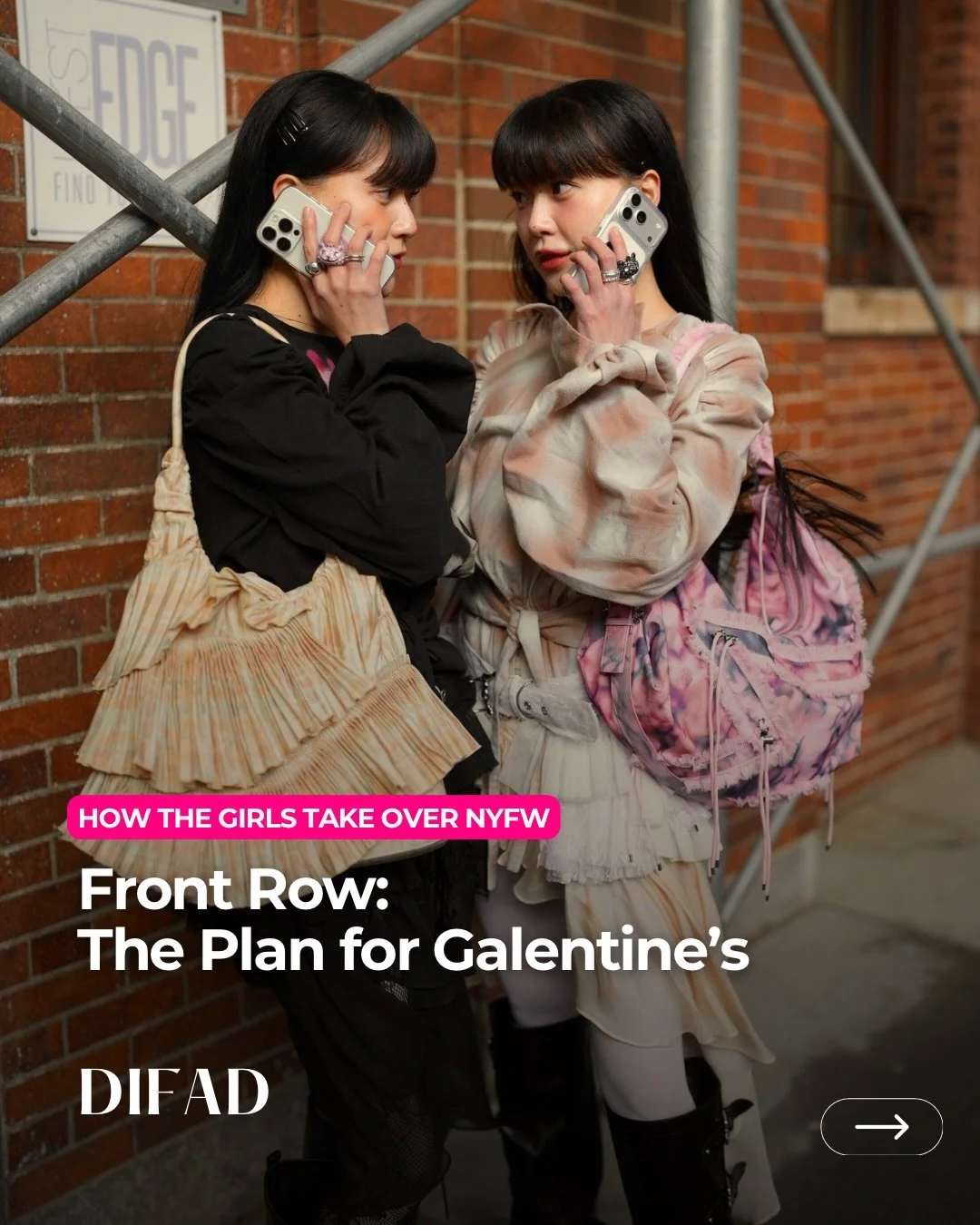 NYFW and Galentine&rsquo;s 💖
Two of our favorite things. Didn&rsquo;t make it this time, plan for September. Or even next February. Details coming soon 🚕

📸 @joaorudio @fashionally___ 

#nyfw #explorerpage✨ #fashionweek #galentinesday #newyorkcity