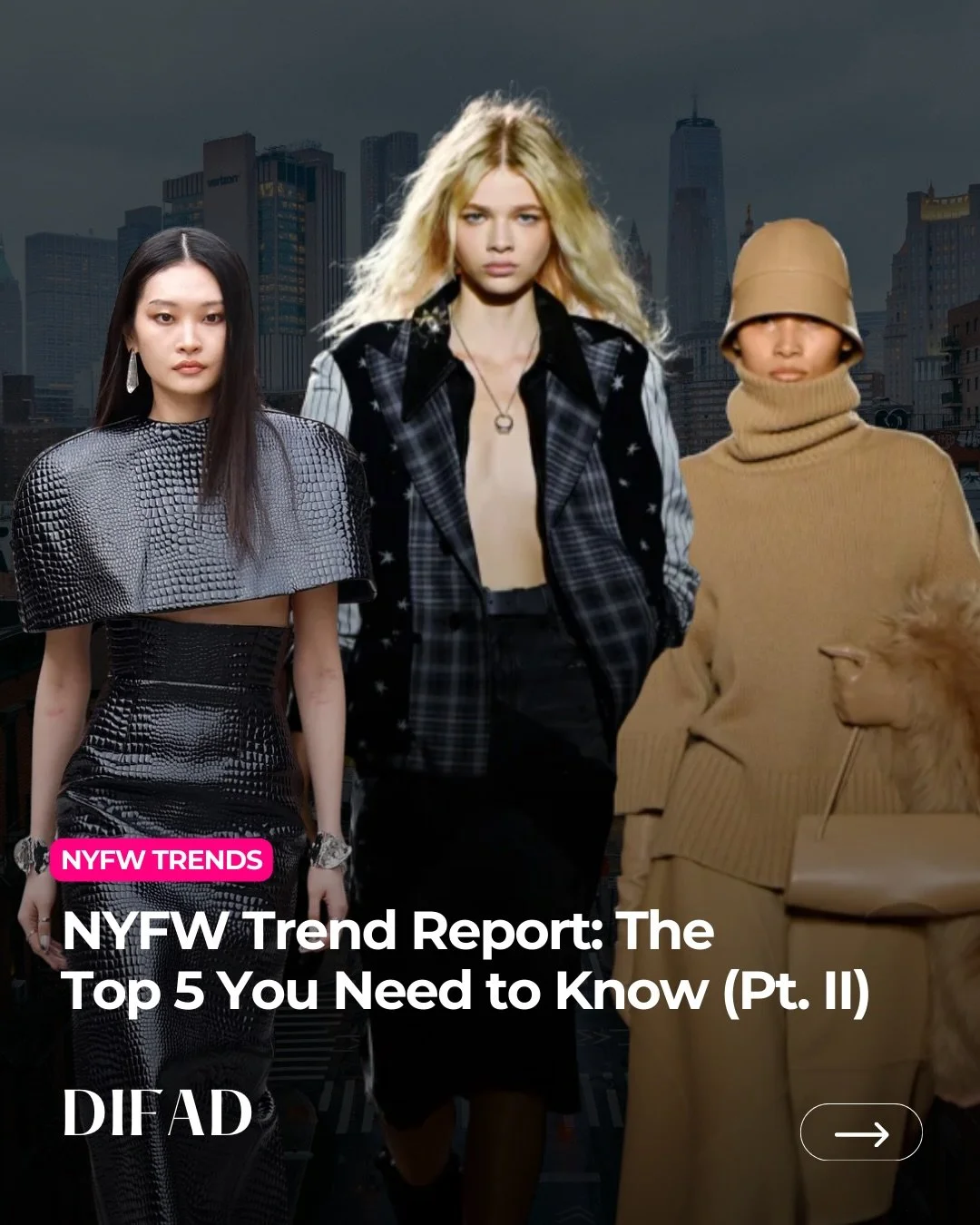 NYFW Trend Report &mdash; Part II ✨
The runways spoke, and we&rsquo;re listening.

Consider this your insider breakdown of what&rsquo;s coming &mdash; and what&rsquo;s worth investing in now.

Which trend are you adding to your wardrobe? 👀

#nyfw #t