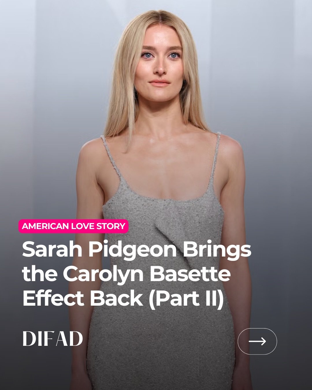 The Carolyn Bessette effect continues ✨

The final episode of American Love Story may have aired, but we&rsquo;re still completely fascinated by Carolyn Bessette&rsquo;s timeless style.

Part II dives even deeper into the details that made Carolyn&rs