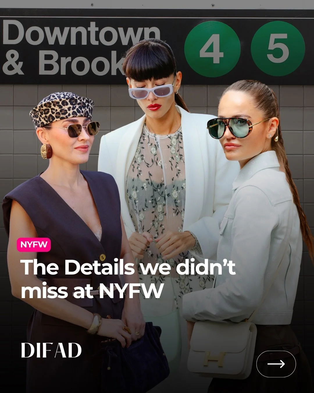 It&rsquo;s all in the details 💫📷

We&rsquo;re always paying close attention to the details in guests&rsquo; looks because often, that&rsquo;s where the trends for the next seasons are quietly revealed.

We&rsquo;re already looking ahead to Septembe