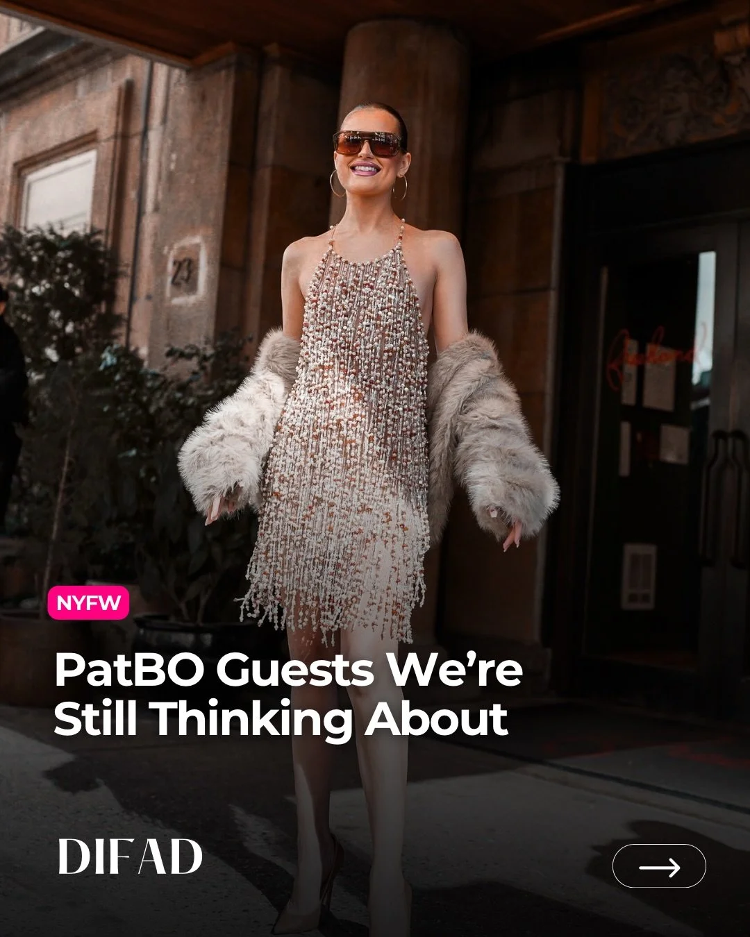 Our minds are still at Fashion Week ✨

Today we&rsquo;re revisiting some of the guests spotted at the PatBO show during NYFW in February 2026: bold colors, statement textures, elevated glamour, and looks that captured the energy of the week perfectly