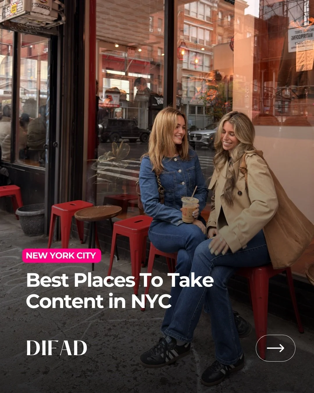 From cozy coffee shops and iconic streets to hidden corners that feel straight out of a movie, New York is full of places that instantly make your content feel more cinematic.

We rounded up some of our favorite spots to shoot, create, and get inspir