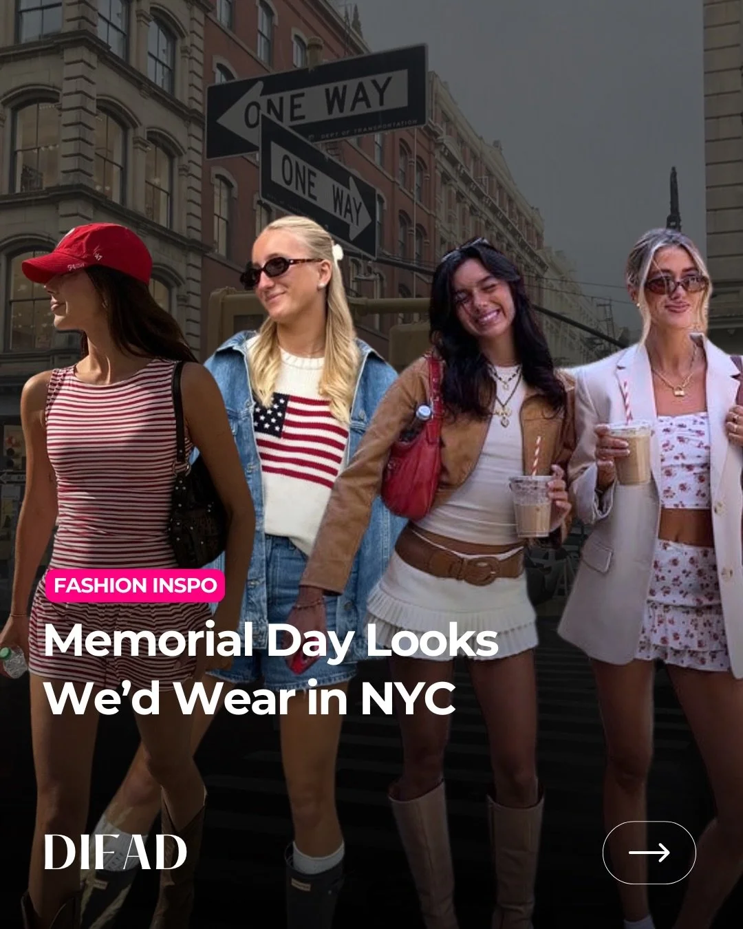 Memorial Day weekend in NYC calls for effortless looks, comfy layers, and outfits that work from brunch plans to rooftop sunsets ☀️🗽

Think denim, relaxed tailoring, light knits, sneakers and easy pieces you can wear all day long.

We pulled togethe