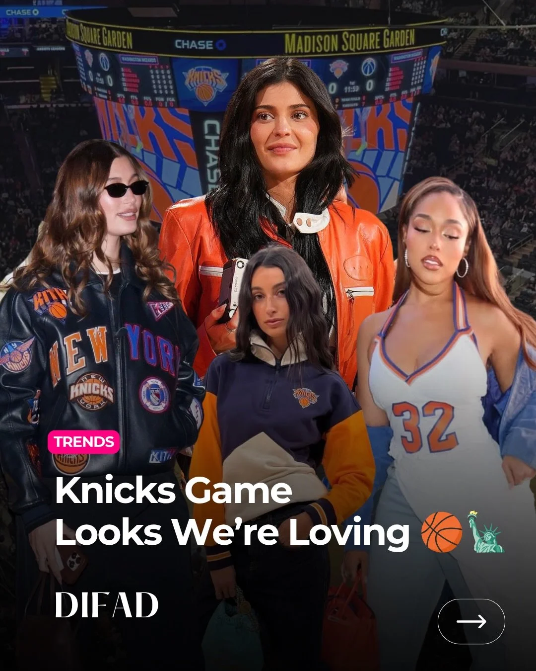 With the Knicks in the finals, NYC game day style is officially having a moment 🏀✨

From sporty-chic outfits to elevated street style, these are the kinds of looks we&rsquo;d wear to cheer on the city right now. Think oversized jackets, caps, vintag
