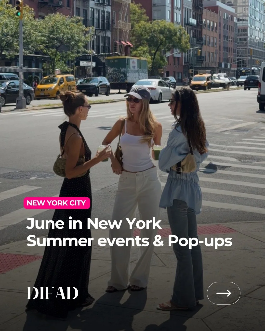 June in NYC is packed with things to do ☀️🗽

Pride celebrations, fashion and beauty pop-ups, art exhibitions, free watch parties for the World Cup, outdoor events, and so many experiences taking over the city this month.

We rounded up some of the e