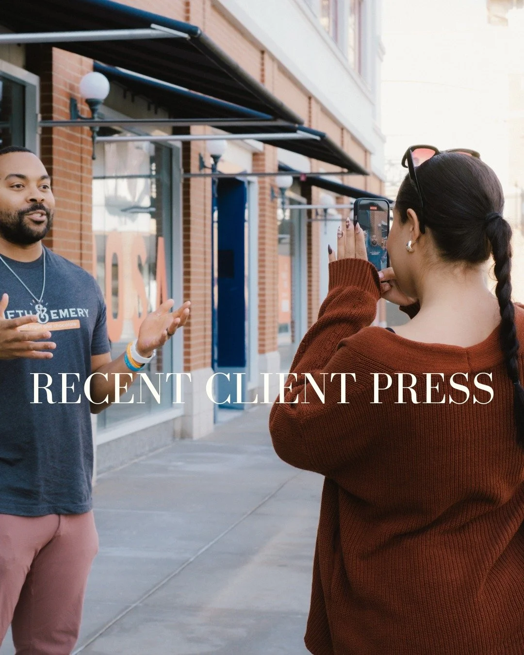 Here to spread the news... pitching &amp; securing press for our clients to keep the conversation going is our love language. 🎥📰🎬