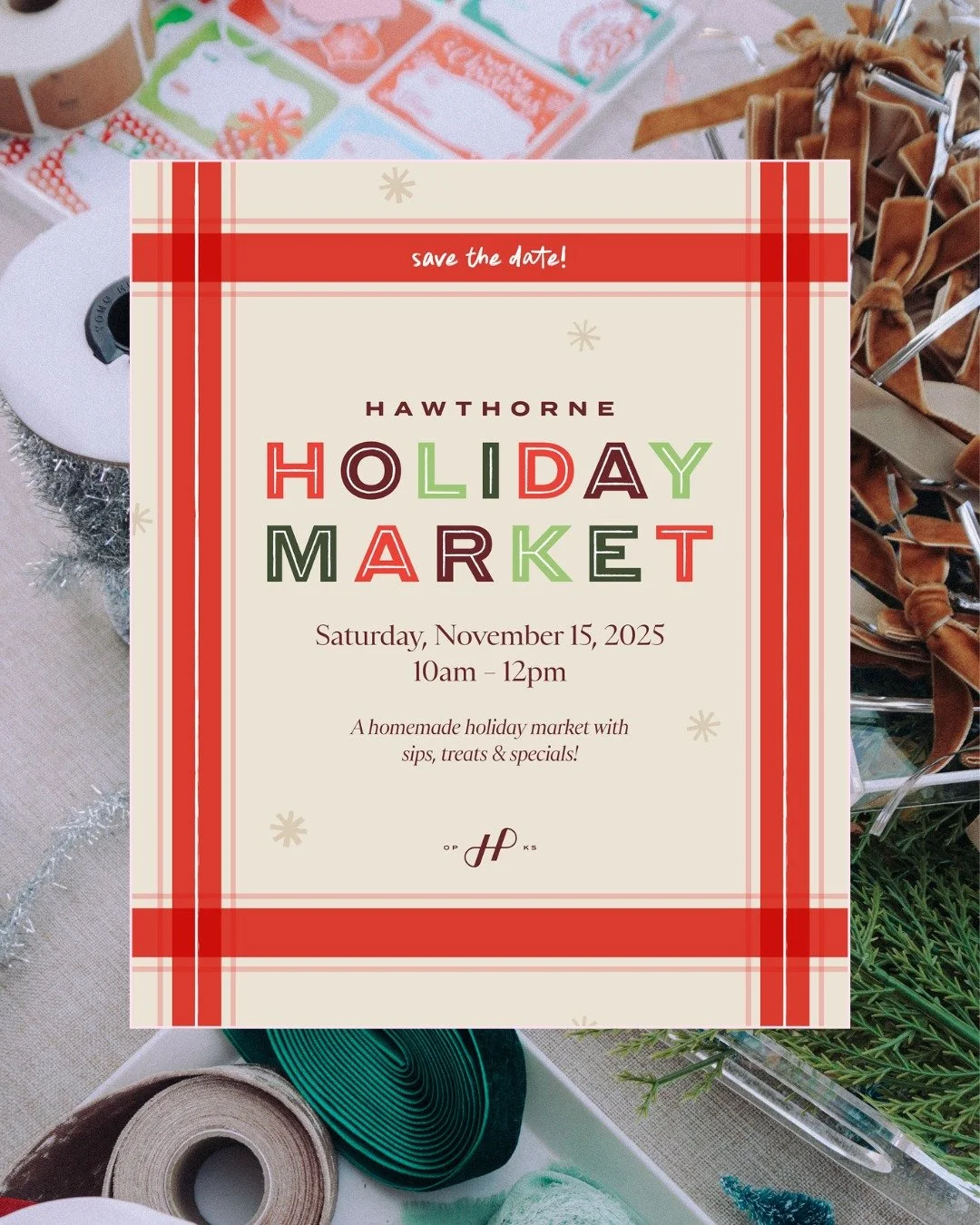 Looking for something fun + FREE to do this weekend? Don't miss the @hawthorneplaza Holiday Market on Saturday, November 15 | 10AM - 12PM🎄

Enjoy a morning full of festive, hands-on fun including:

Festive Experiences:
📸 Complimentary professional 