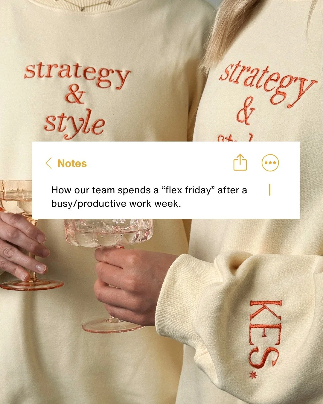 We work hard and often spend early mornings, late nights &amp; weekends supporting our clients...so a &quot;flex Friday&quot; to finish up to-do's and take a little time to fill up our cups is always needed. 

Which of these do you relate to?