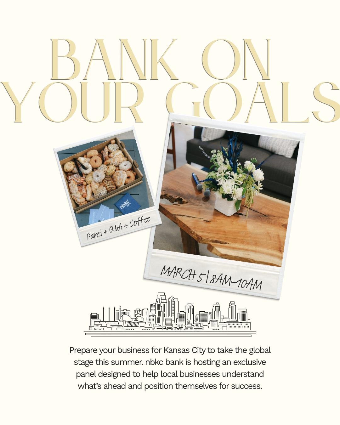 You&rsquo;re invited, KC! 🎤☕⚽ We&rsquo;re excited to see @nbkcbank host an exclusive panel to help Kansas City businesses get ready for a global summer right here at home.

As we prepares to take the world stage, this conversation is all about makin