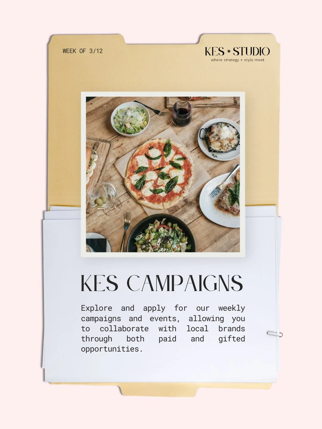 This week's edition of KES Campaigns. From gifting mailers to restaurant experiences. View our open campaigns, featured each week. 🤳

Visit the link in bio to apply!