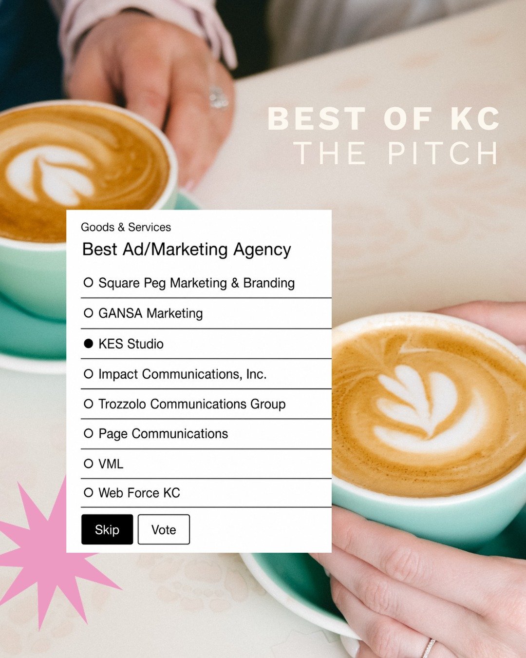 Honored, grateful &amp; SO exicted&hellip;we&rsquo;ve been nominated for Best Ad/Marketing Agency for @thepitchkc Best of KC 2026 🥹✨

If you&rsquo;ve ever liked, shared, hired, or hyped us up along the way, this moment has your fingerprints all over