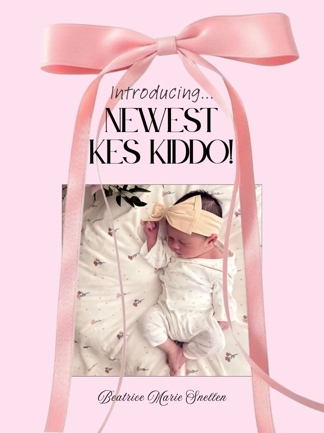 Our team just got a whole lot cuter 🍼

Sending the biggest congratulations and all of the love to our queen @thekathrynelise on the arrival of her sweetest baby GIRL! 🎀💗🌸