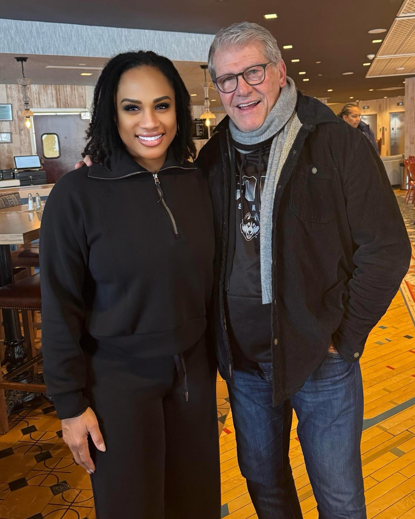 Greetings from Connecticut!

As many of you know, basketball is a big part of who I am. So when I ran into @genoauriemma - Coach Geno Auriemma&mdash;the legendary head coach of UConn&rsquo;s 11-time national championship-winning women&rsquo;s basketb