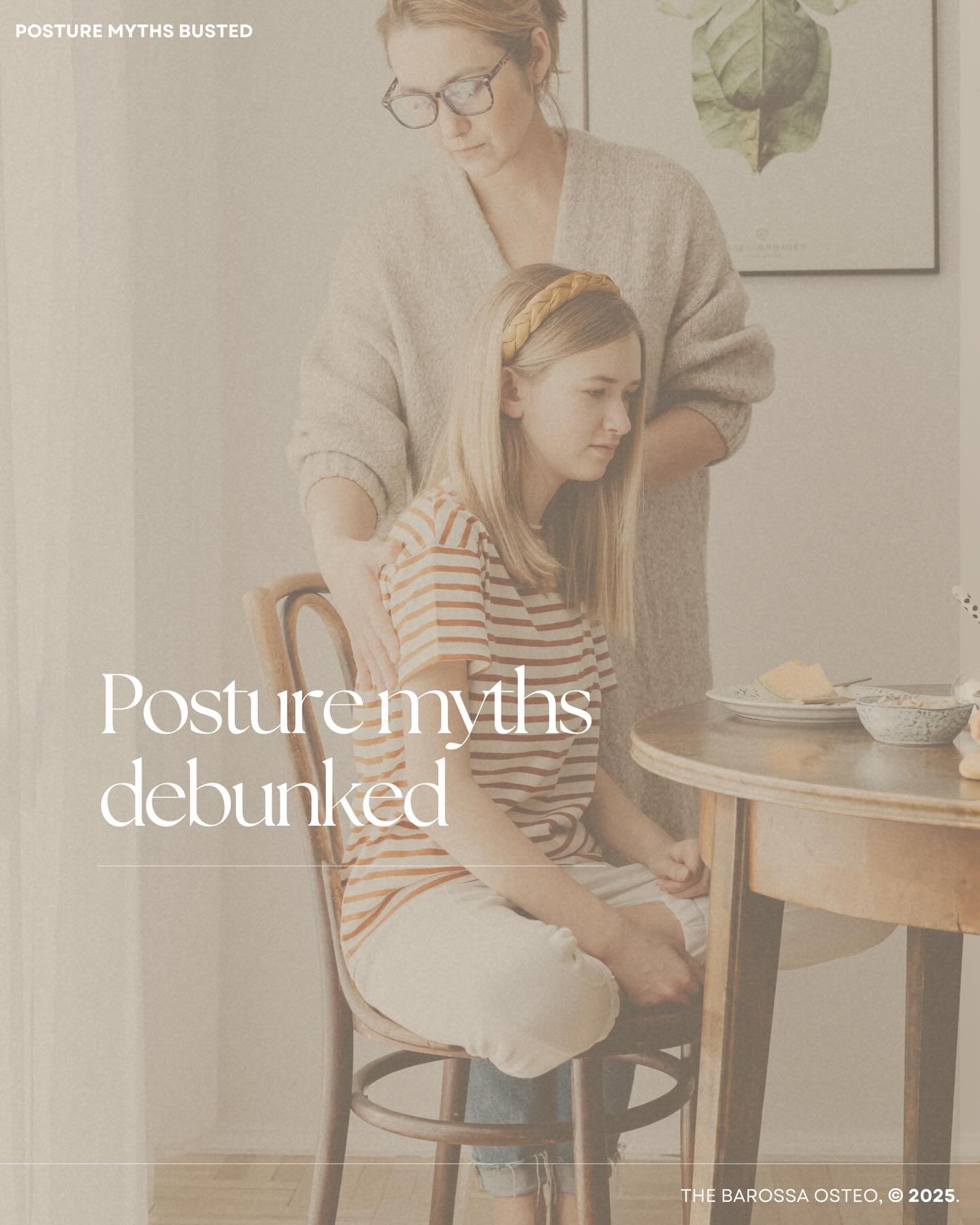 Time to bust some posture myths.
Apologies in advance to all the mums out there telling their kids to sit up straight 🤭

Swipe through to learn the truth and start giving yourself, and your body the best medicine - movement! 

#Posture #Osteopathy #