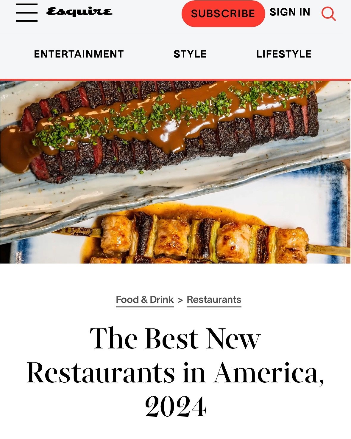 A good time has always been the common denominator to all good cooking - it&rsquo;s always been our North Star 🌟 

Thank you to @thegordinier &amp; @esquire 🐻 🫶

Honored and ready to keep the good times rolling 🥳

📸 @iraedelmanphoto