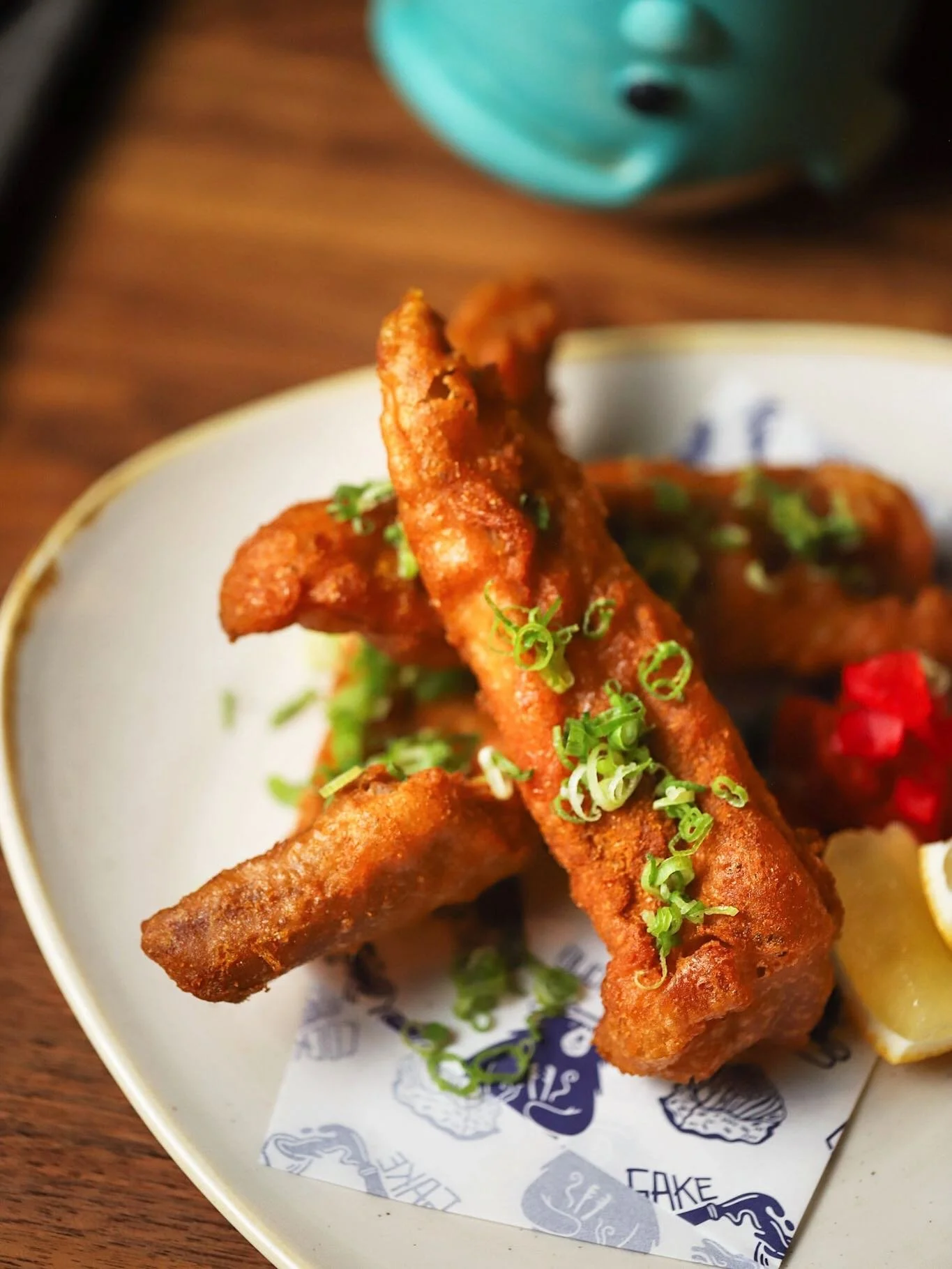 it&rsquo;s always a good night at the 🐻 den when hamachi ribs with curry salt&rsquo;s on special! ⚡️⚡️⚡️